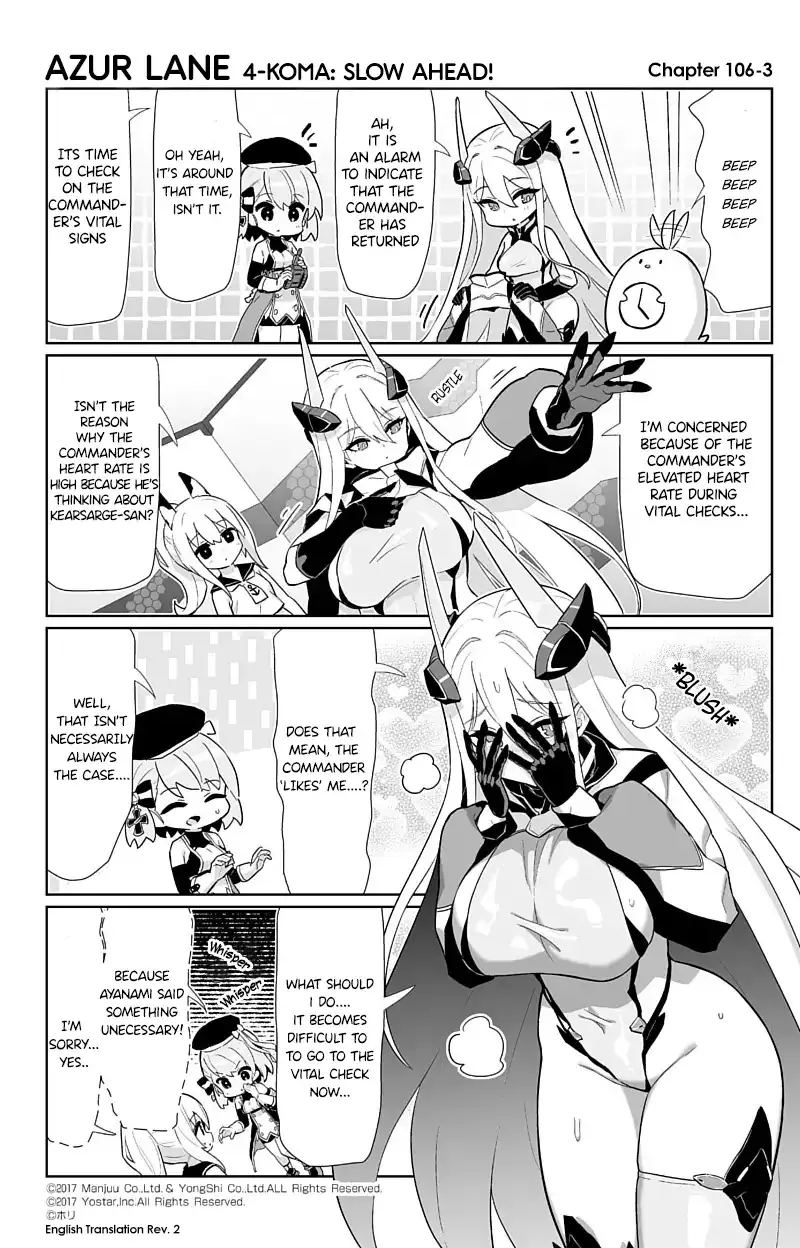Azur Lane Bisoku Zenshin! Chapter 106 page 3 - 