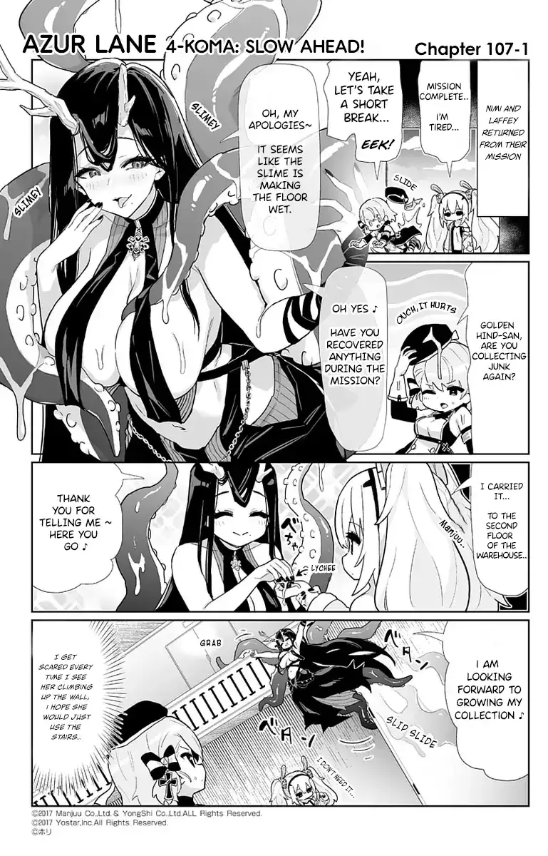 Azur Lane Bisoku Zenshin! Chapter 107 page 1 - 
