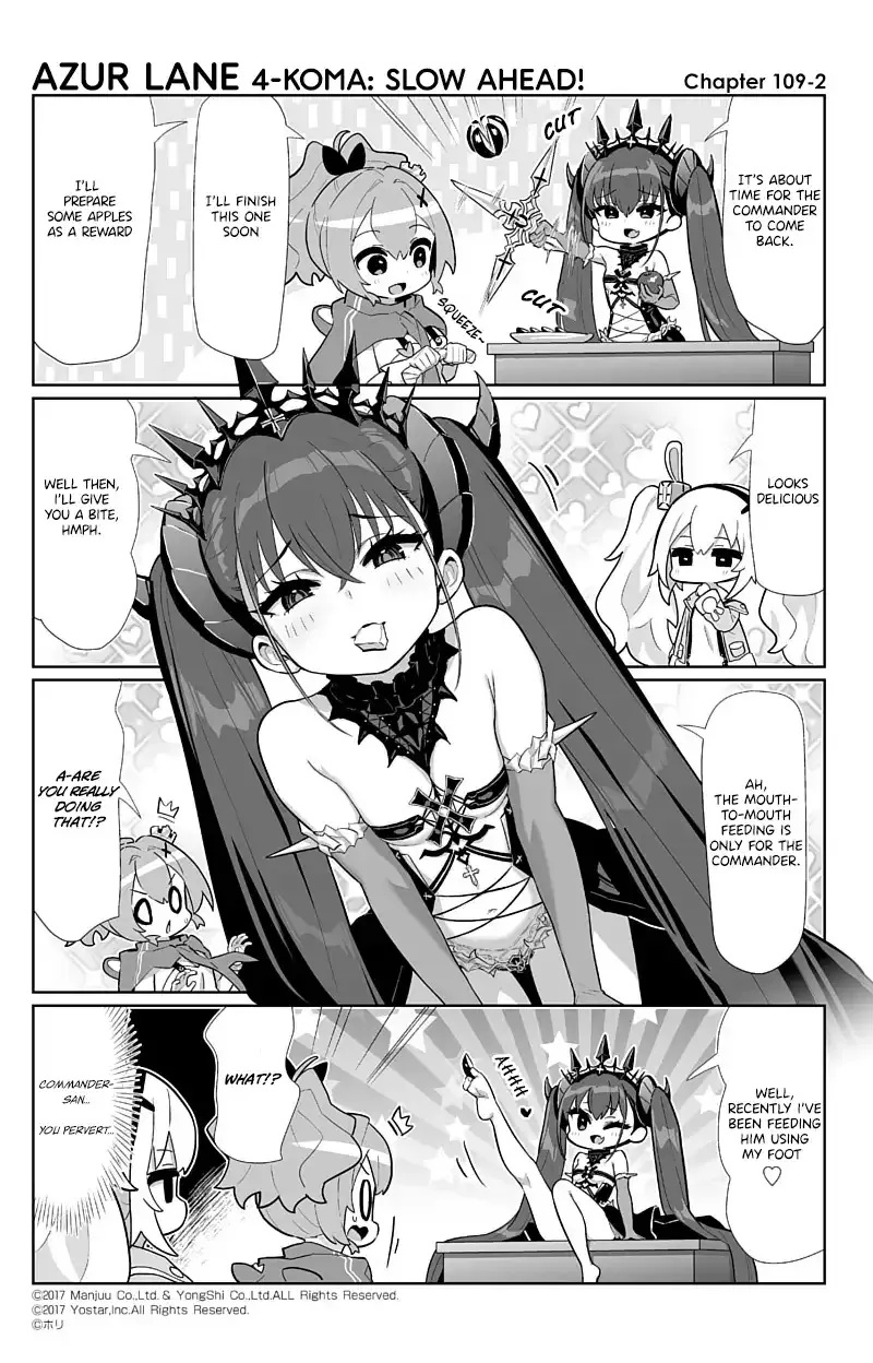 Azur Lane Bisoku Zenshin! Chapter 109 page 2 - 