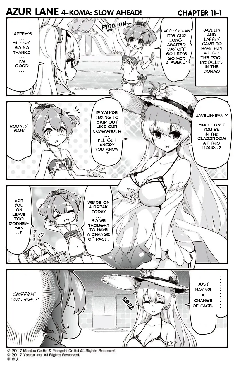 Azur Lane Bisoku Zenshin! Chapter 11 page 1 - 