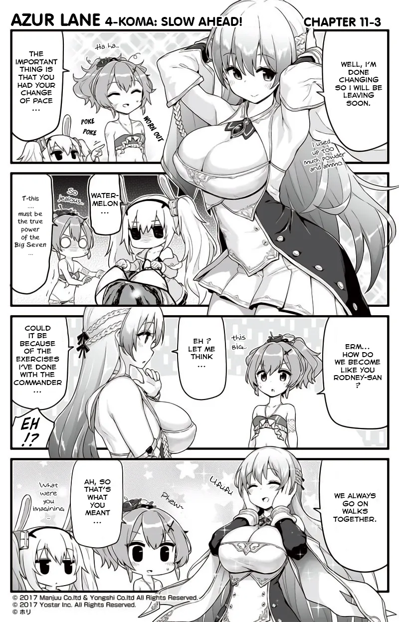 Azur Lane Bisoku Zenshin! Chapter 11 page 3 - 