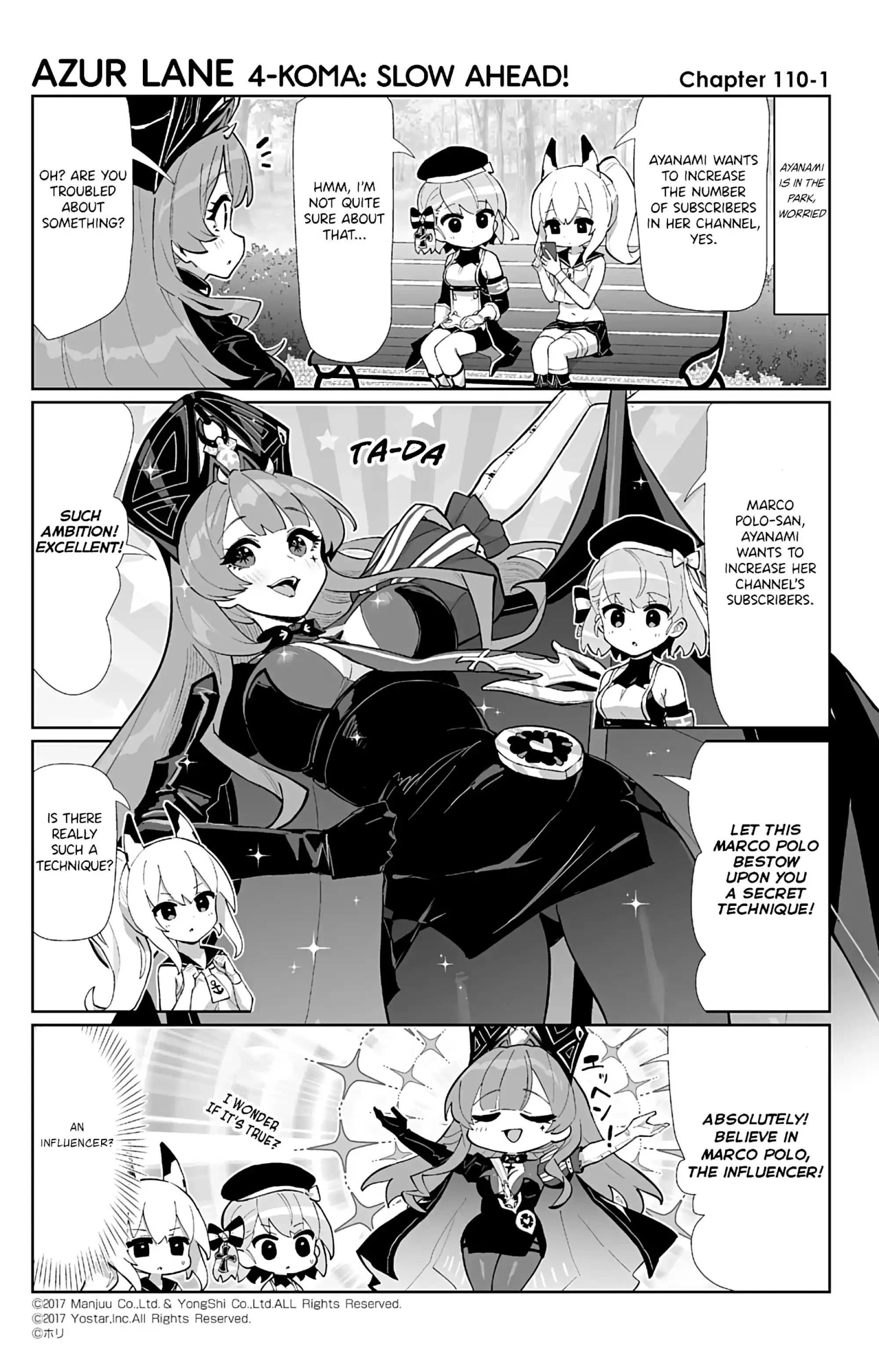 Azur Lane Bisoku Zenshin! Chapter 110 page 1 - 