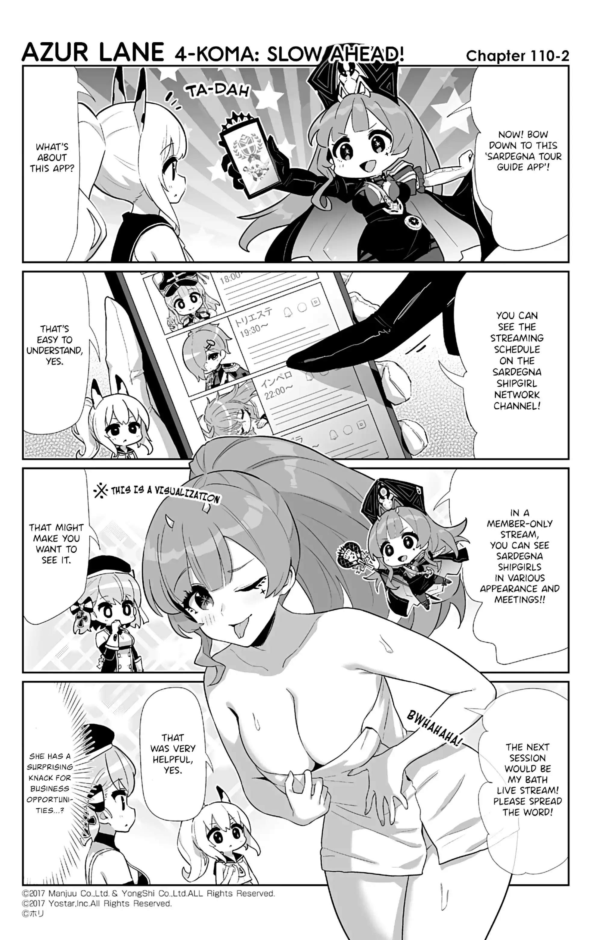 Azur Lane Bisoku Zenshin! Chapter 110 page 2 - 