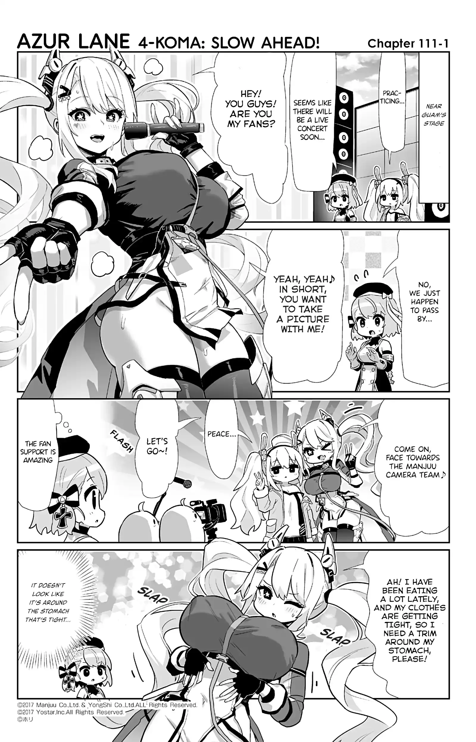 Azur Lane Bisoku Zenshin! Chapter 111 page 1 - 
