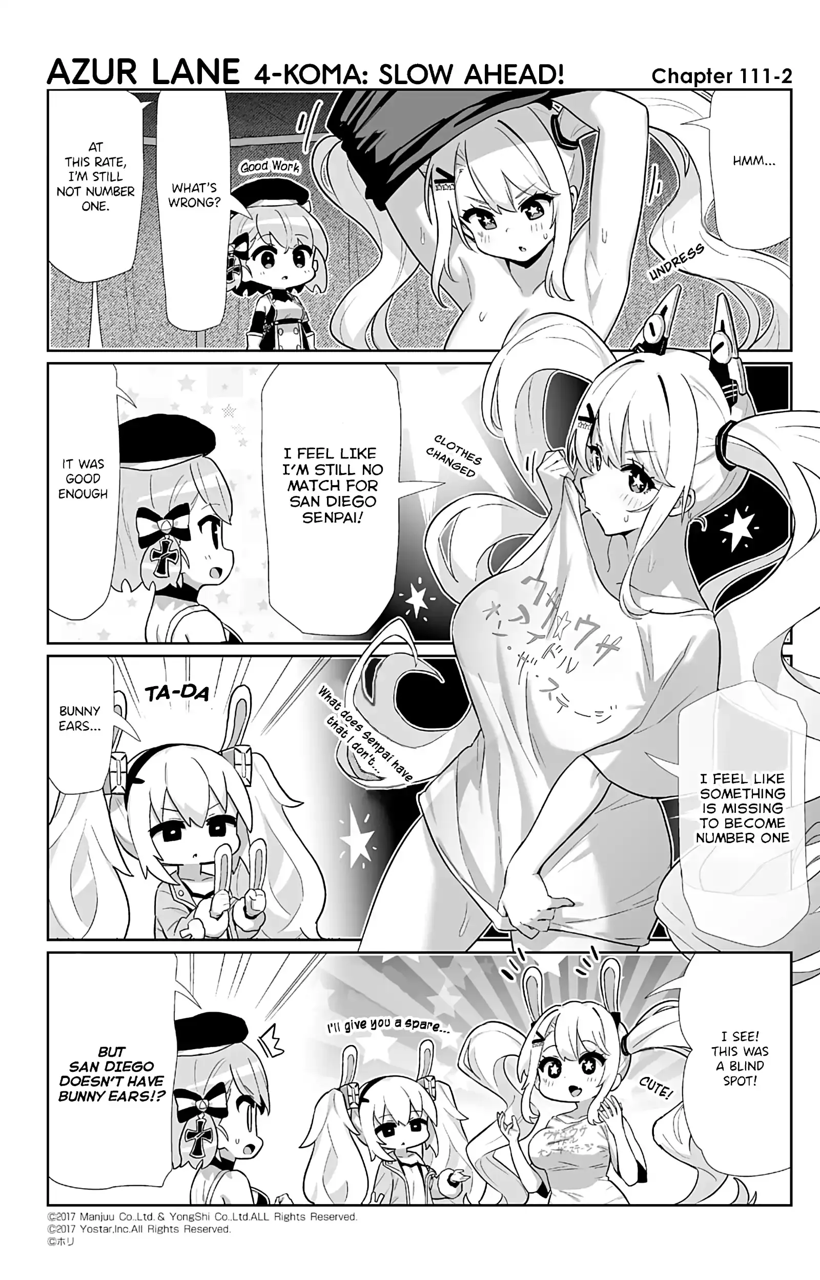 Azur Lane Bisoku Zenshin! Chapter 111 page 2 - 