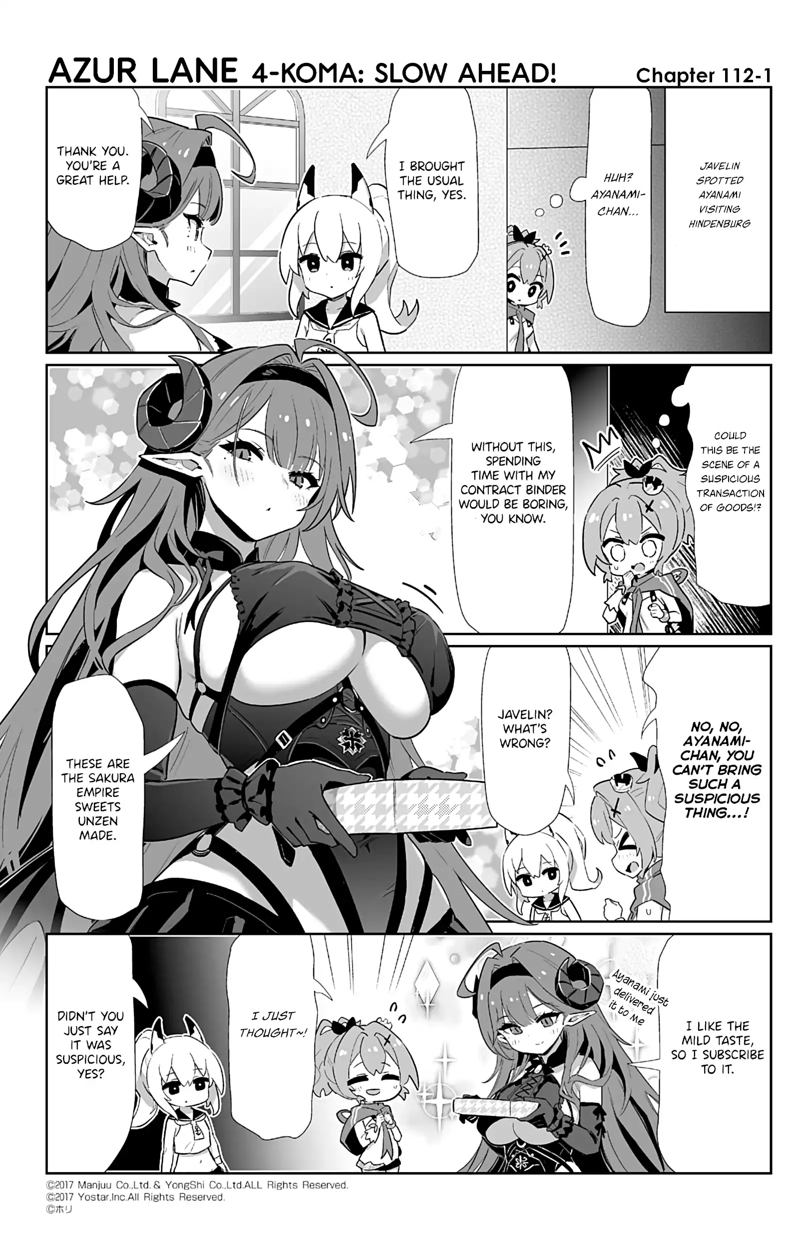 Azur Lane Bisoku Zenshin! Chapter 112 page 1 - 