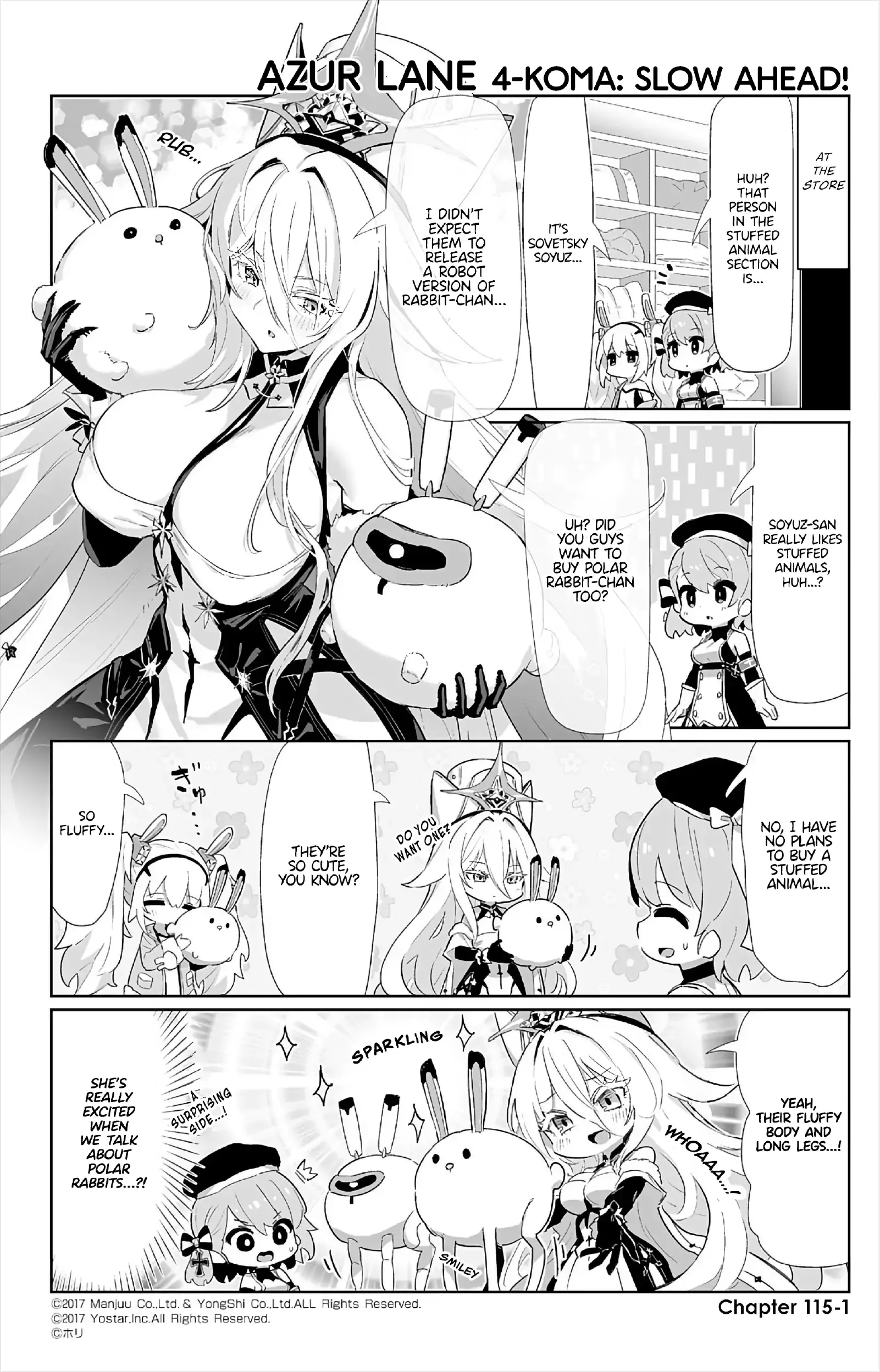 Azur Lane Bisoku Zenshin! Chapter 115 page 1 - 