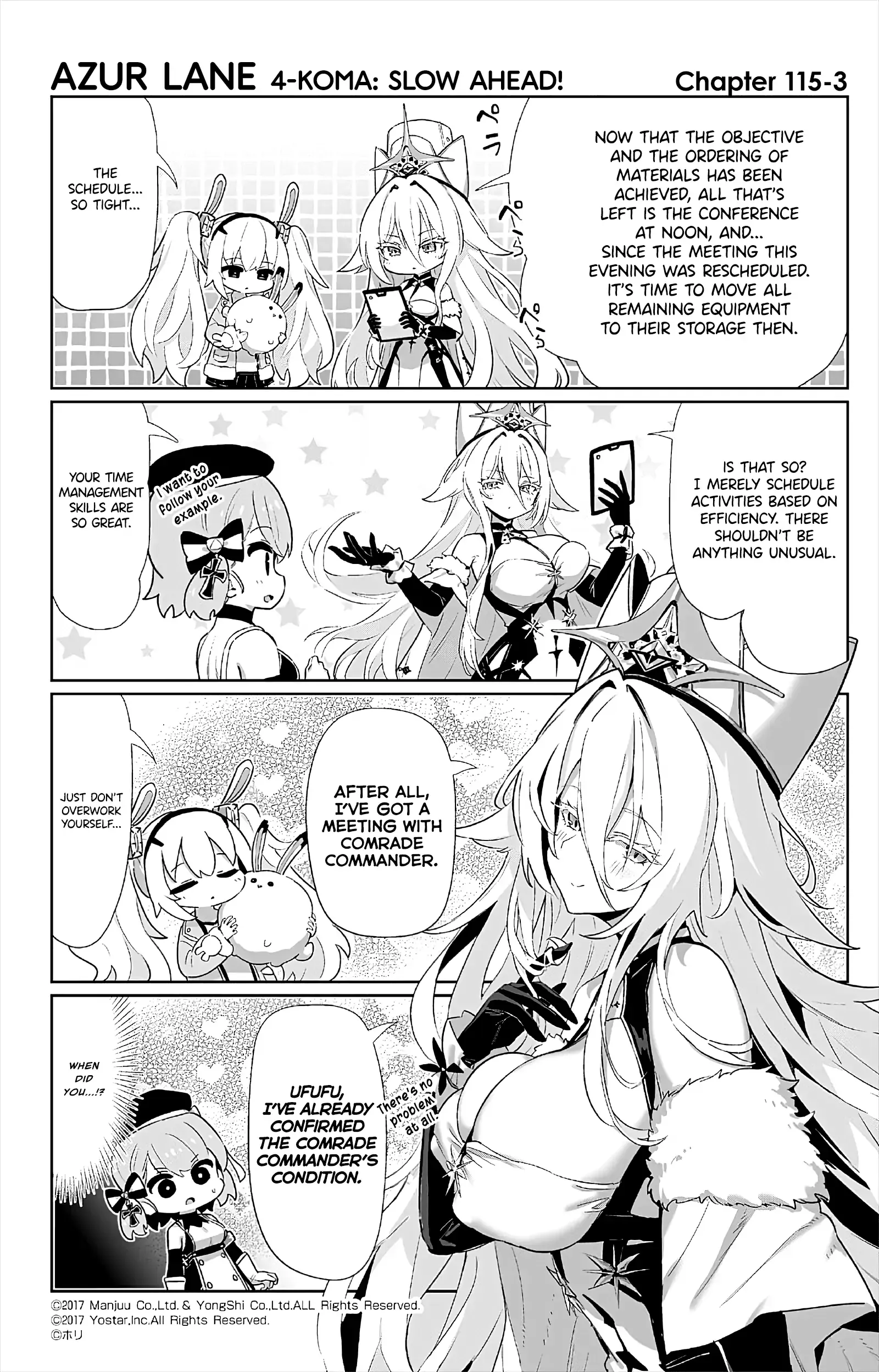 Azur Lane Bisoku Zenshin! Chapter 115 page 3 - 