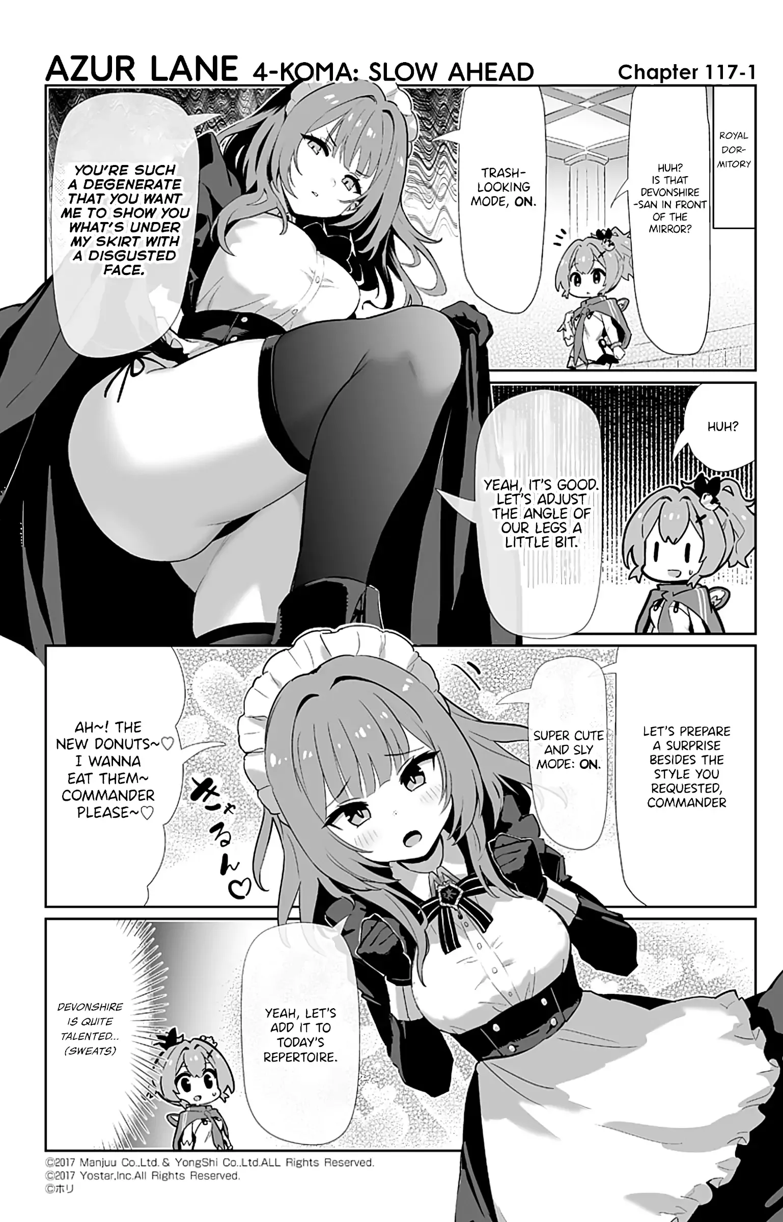 Azur Lane Bisoku Zenshin! Chapter 117 page 1 - 