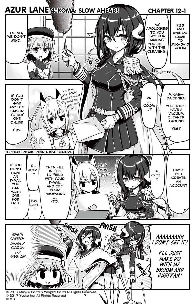 Azur Lane Bisoku Zenshin! Chapter 12 page 1 - 