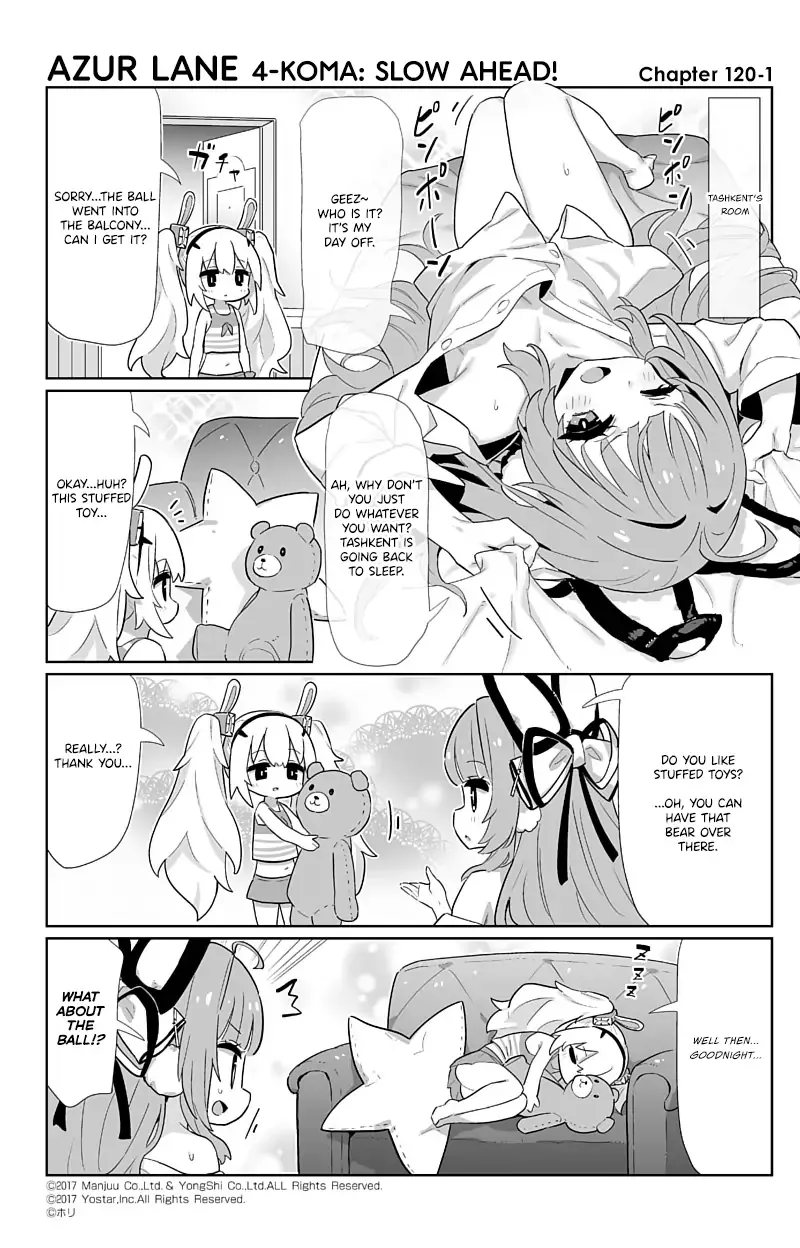 Azur Lane Bisoku Zenshin! Chapter 120 page 1 - 