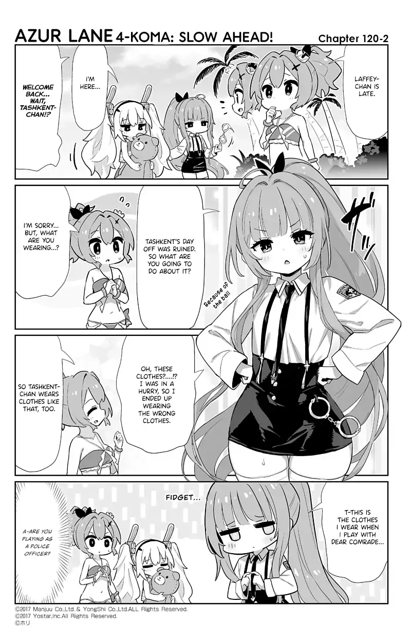 Azur Lane Bisoku Zenshin! Chapter 120 page 2 - 