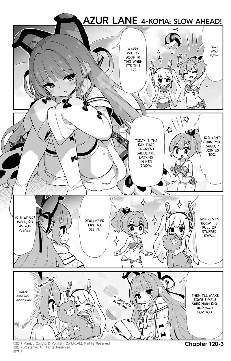 Azur Lane Bisoku Zenshin! Chapter 120 page 3 - 
