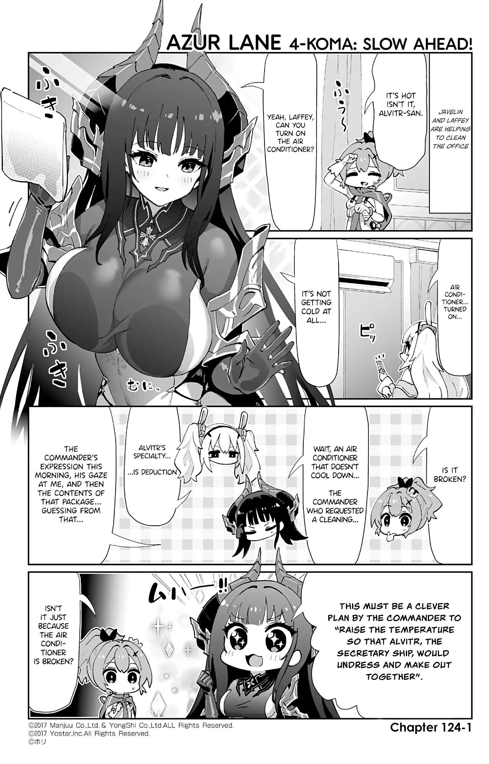 Azur Lane Bisoku Zenshin! Chapter 124 page 1 - 