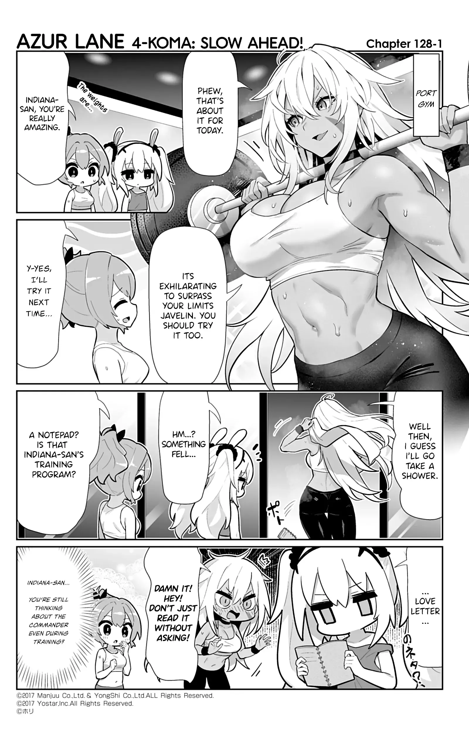 Azur Lane Bisoku Zenshin! Chapter 128 page 1 - 