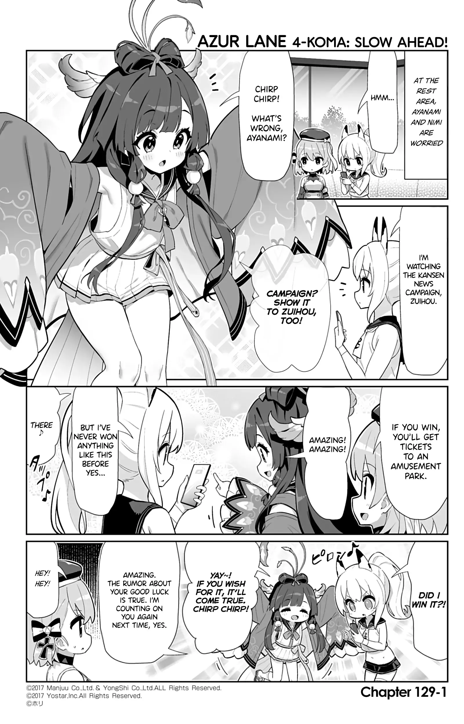 Azur Lane Bisoku Zenshin! Chapter 129 page 1 - 