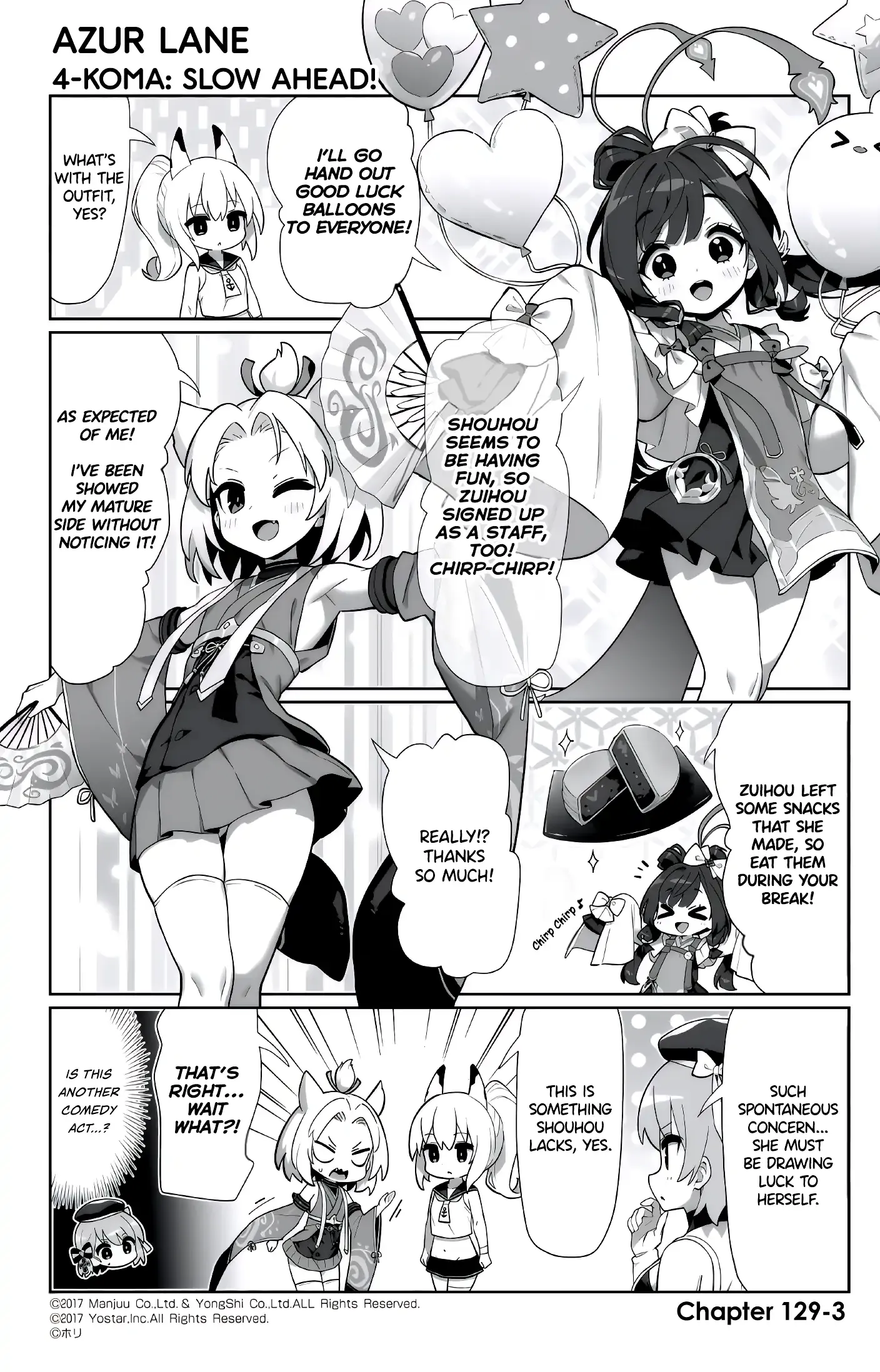 Azur Lane Bisoku Zenshin! Chapter 129 page 3 - 