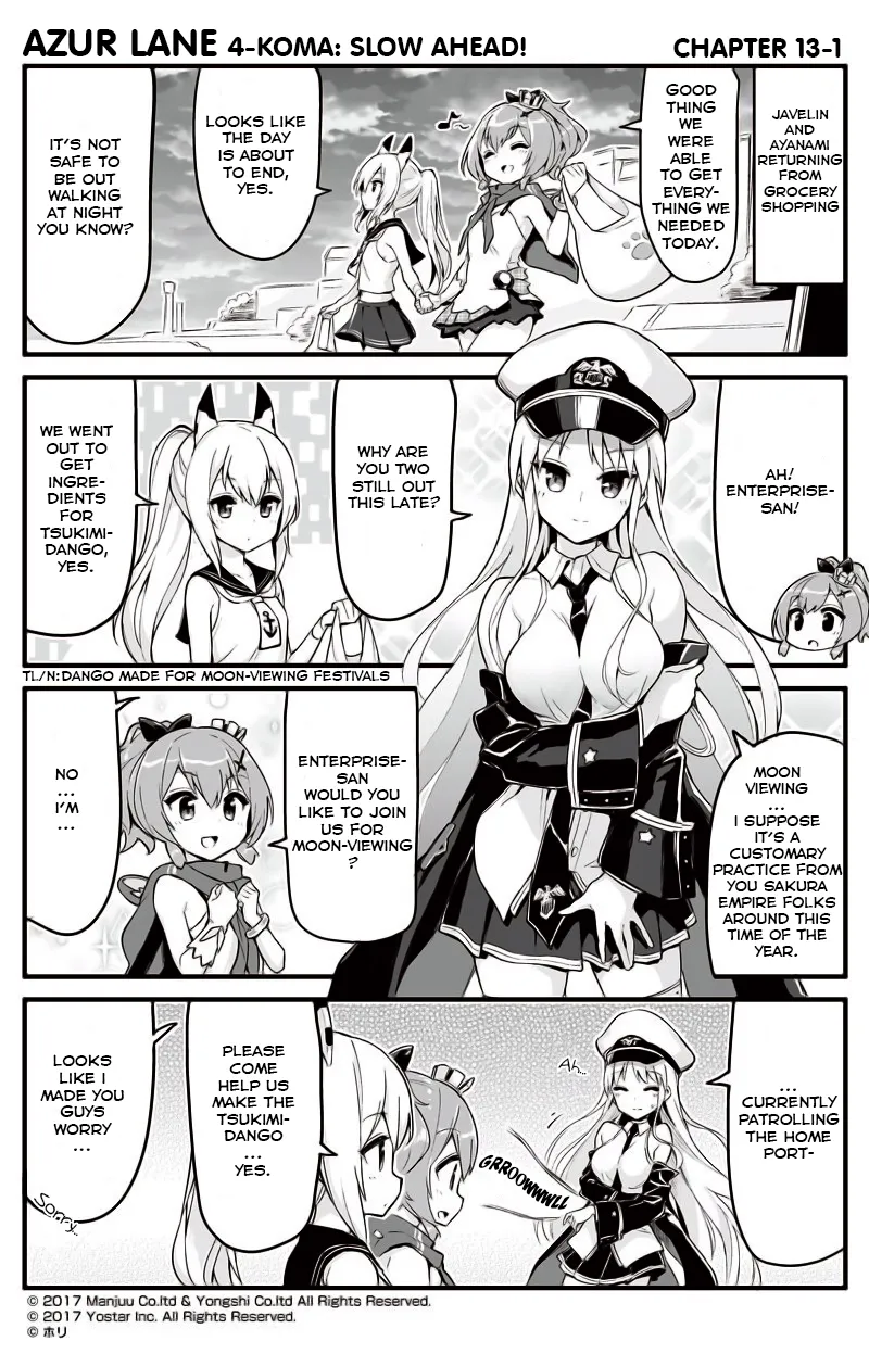 Azur Lane Bisoku Zenshin! Chapter 13 page 1 - 