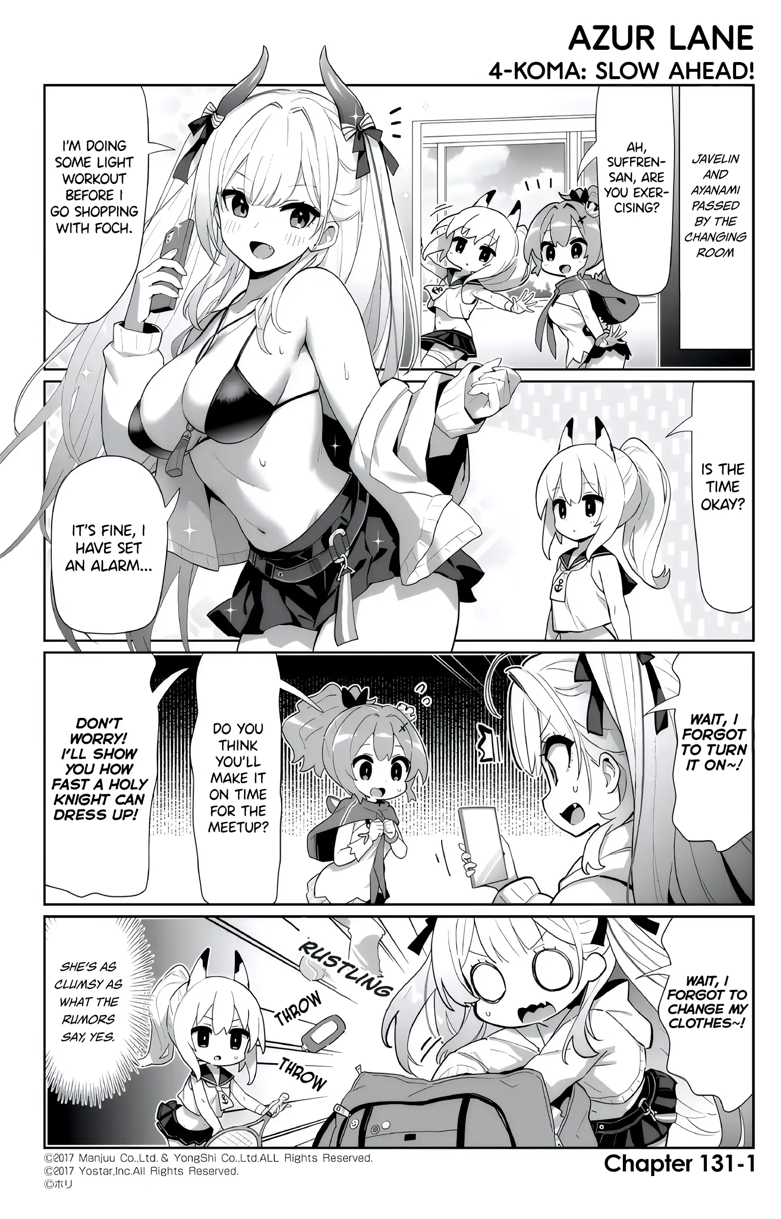 Azur Lane Bisoku Zenshin! Chapter 131 page 1 - 