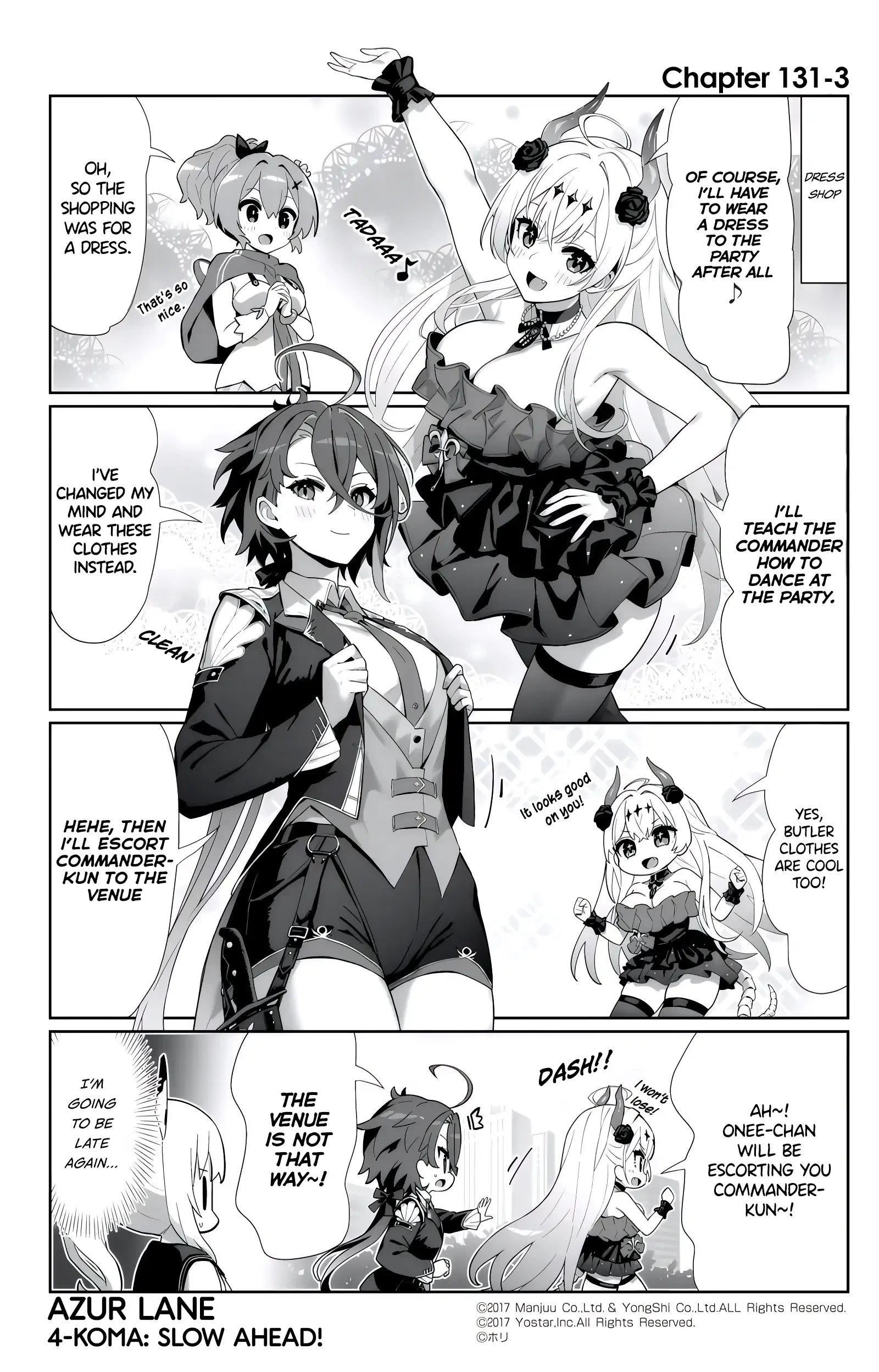 Azur Lane Bisoku Zenshin! Chapter 131 page 3 - 