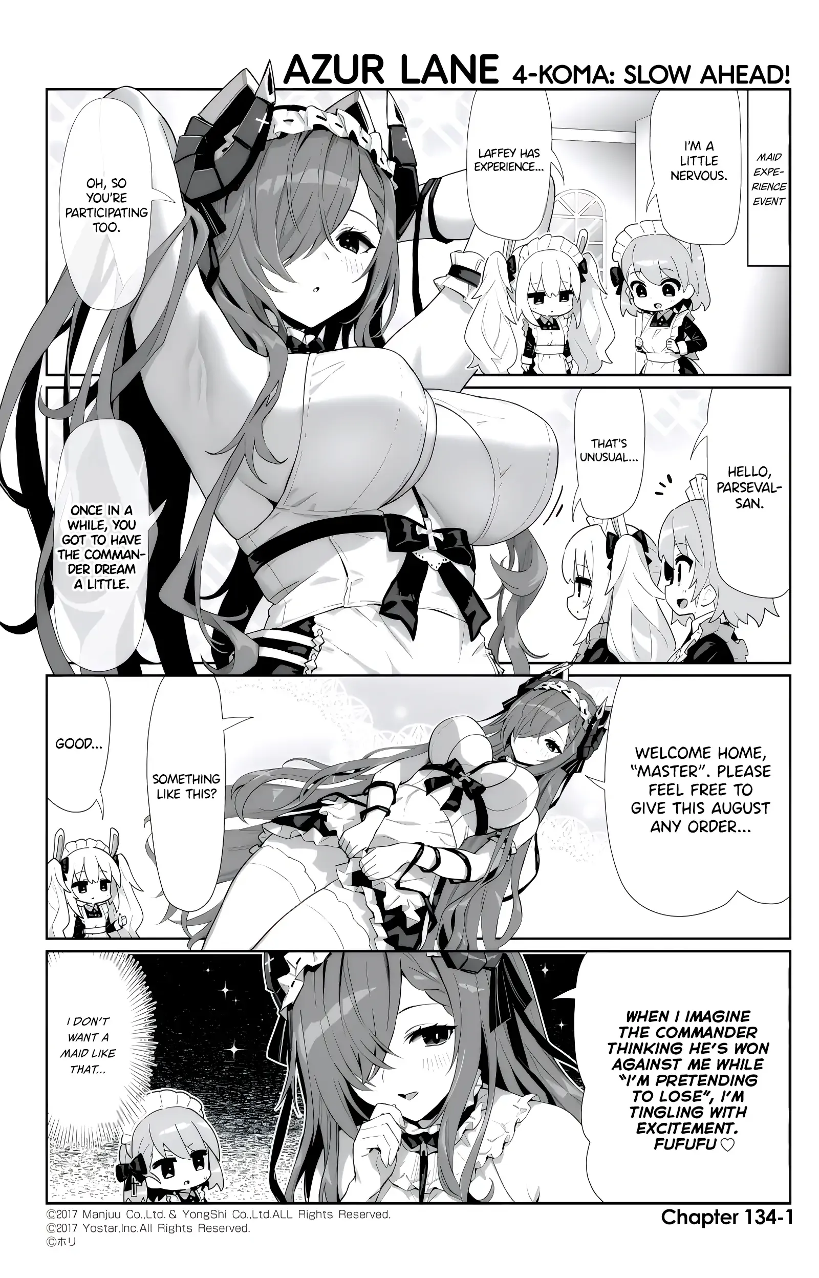 Azur Lane Bisoku Zenshin! Chapter 134 page 1 - 