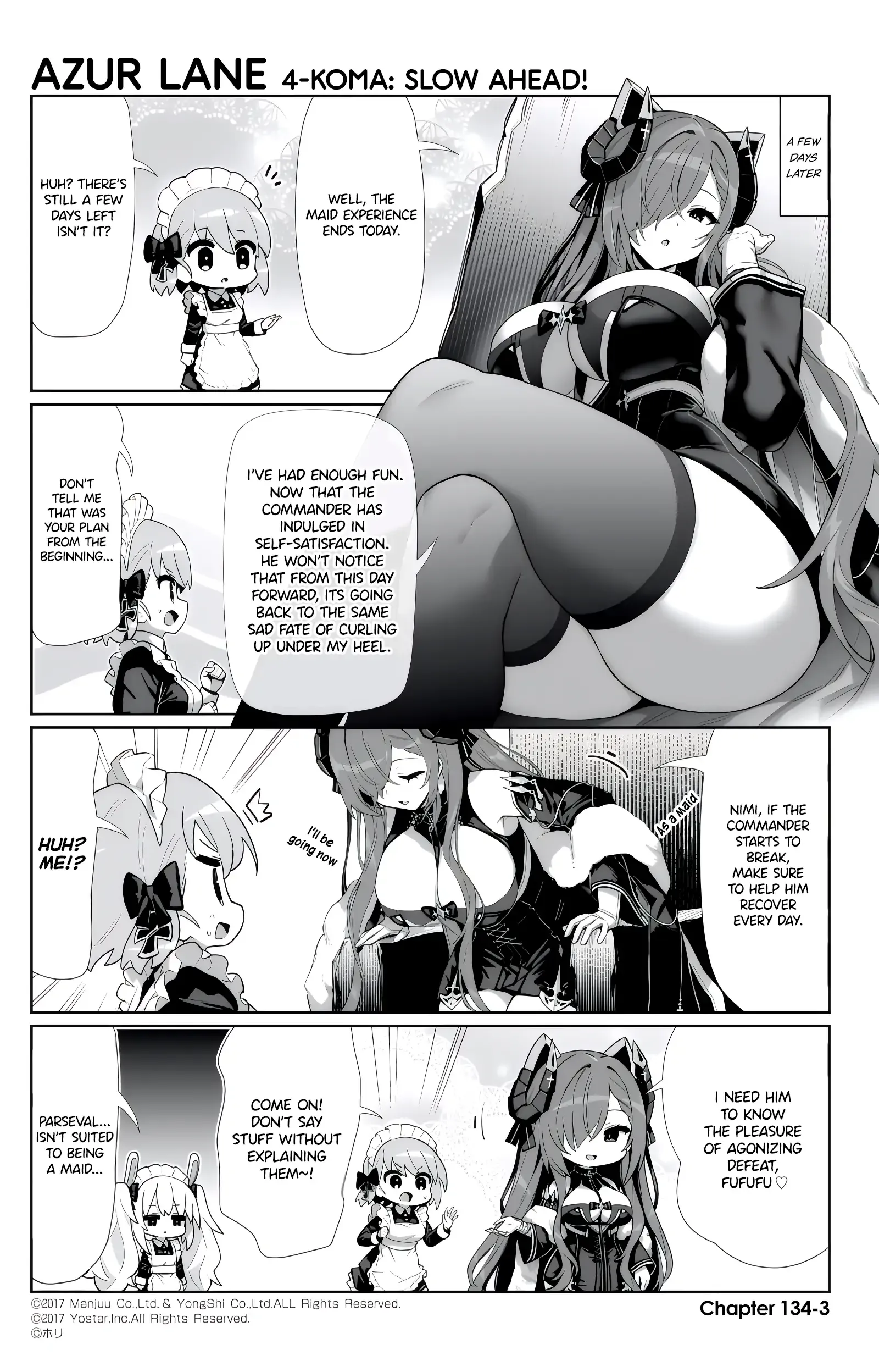 Azur Lane Bisoku Zenshin! Chapter 134 page 3 - 