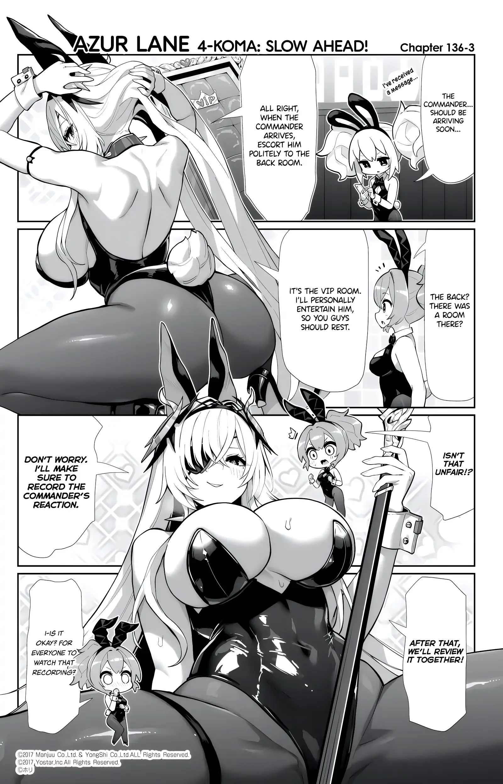 Azur Lane Bisoku Zenshin! Chapter 136 page 3 - 
