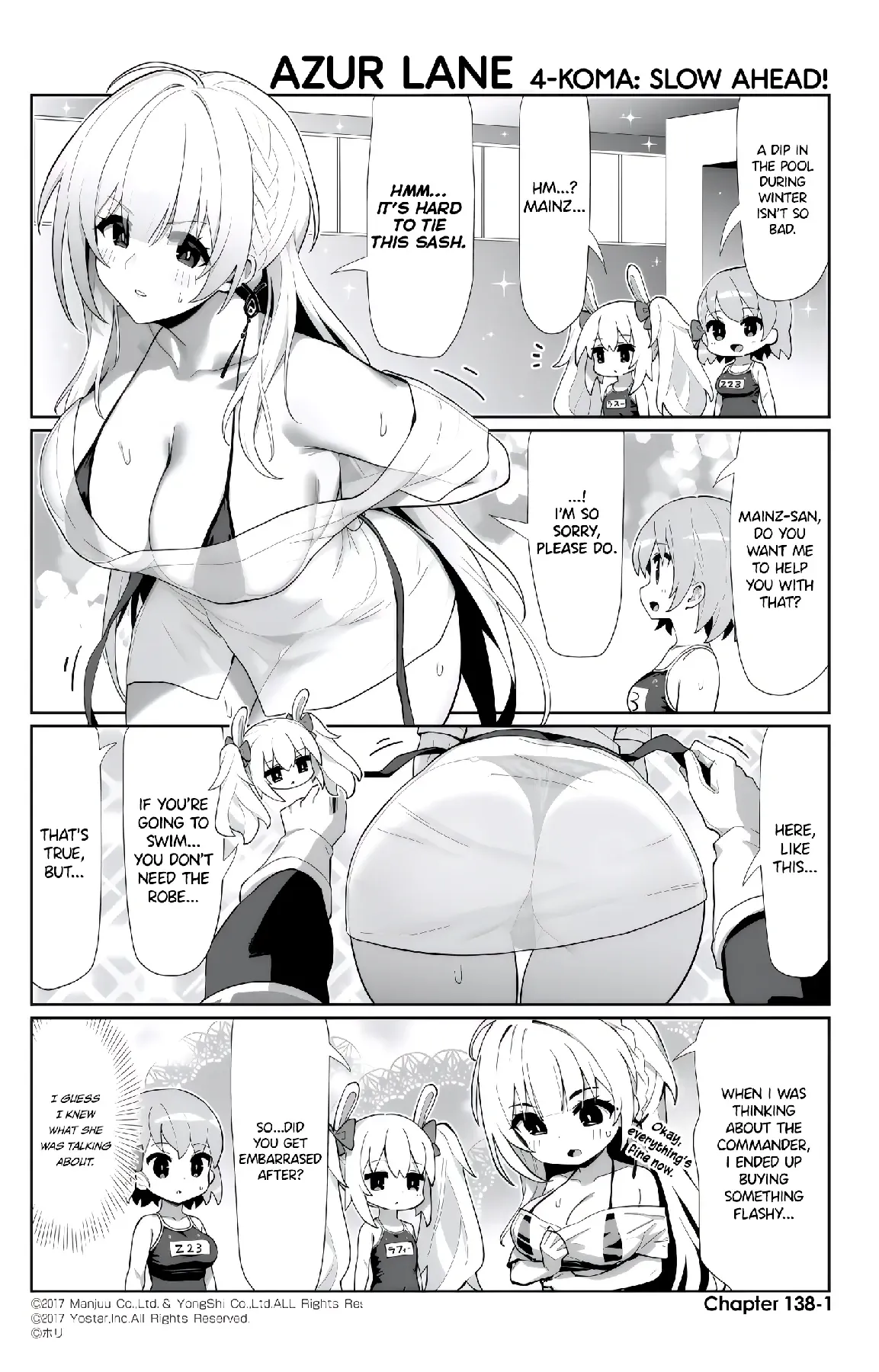 Azur Lane Bisoku Zenshin! Chapter 138 page 1 - 
