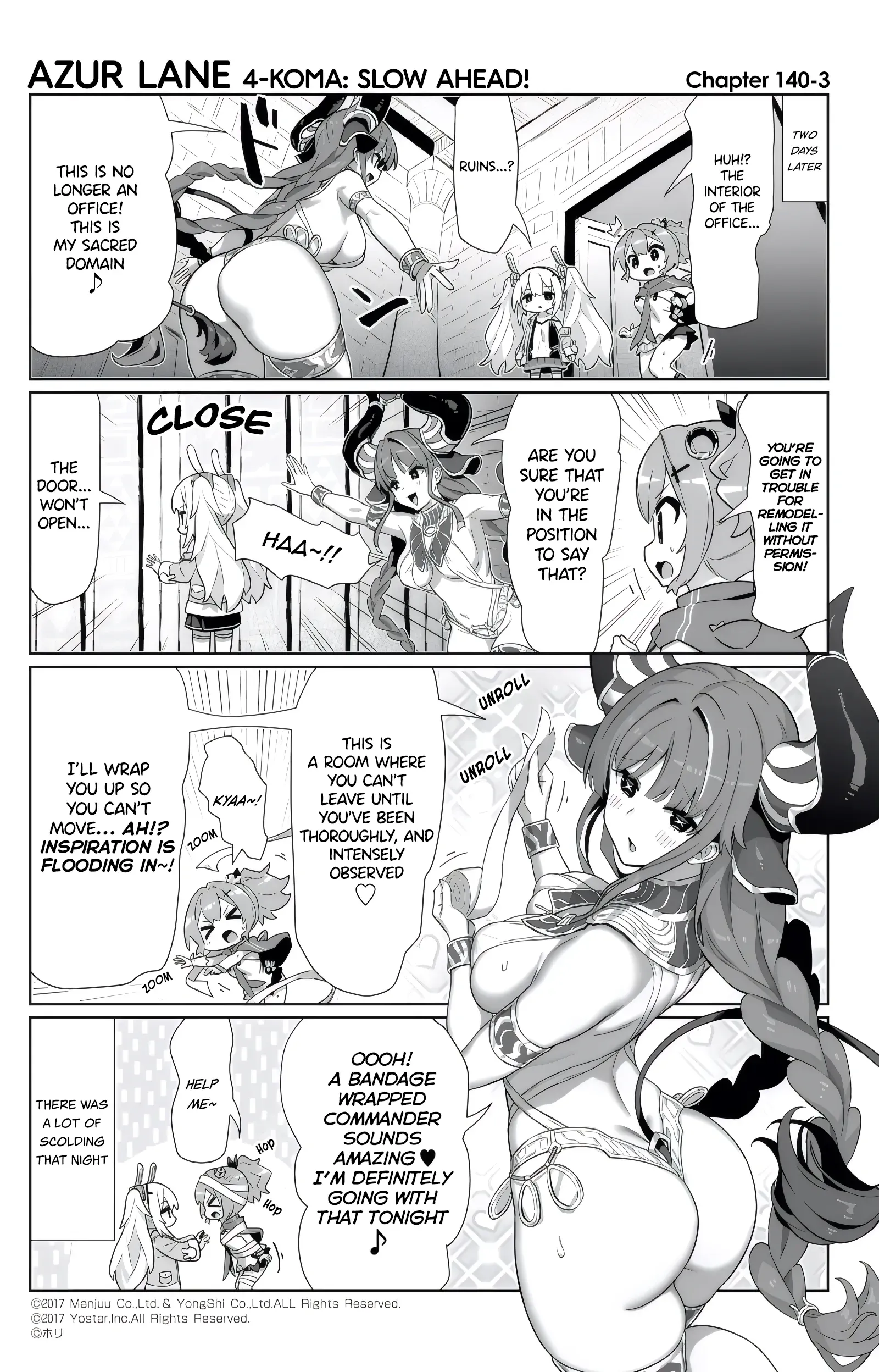 Azur Lane Bisoku Zenshin! Chapter 140 page 3 - 