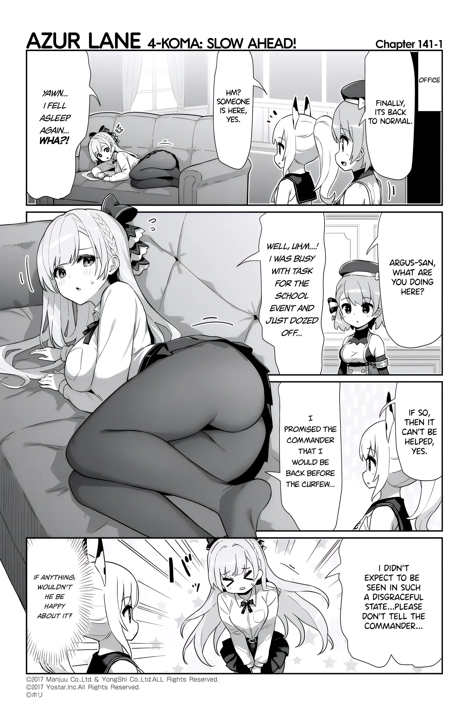Azur Lane Bisoku Zenshin! Chapter 141 page 1 - 
