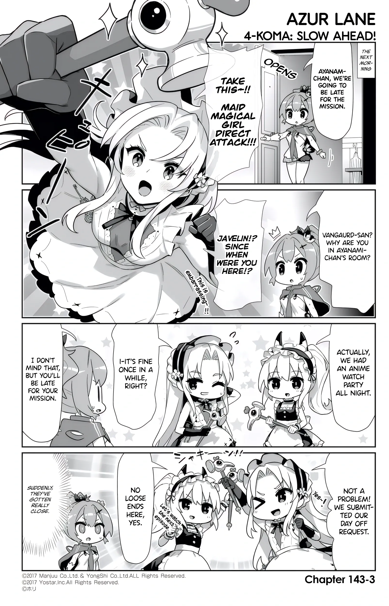 Azur Lane Bisoku Zenshin! Chapter 143 page 3 - 