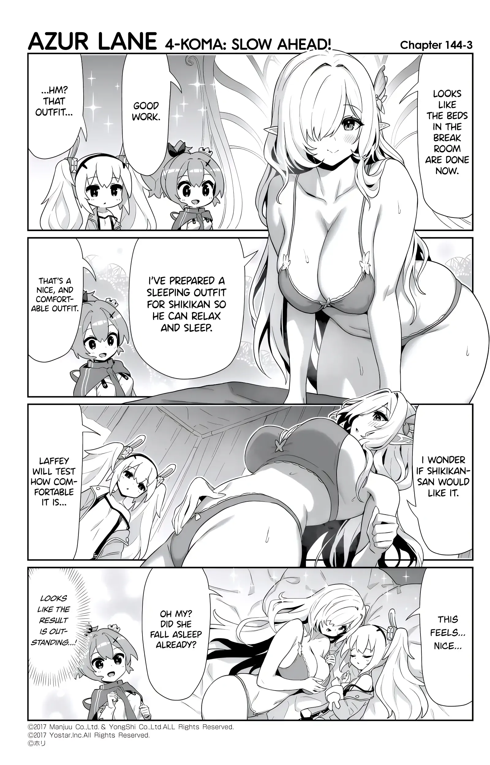 Azur Lane Bisoku Zenshin! Chapter 144 page 3 - 