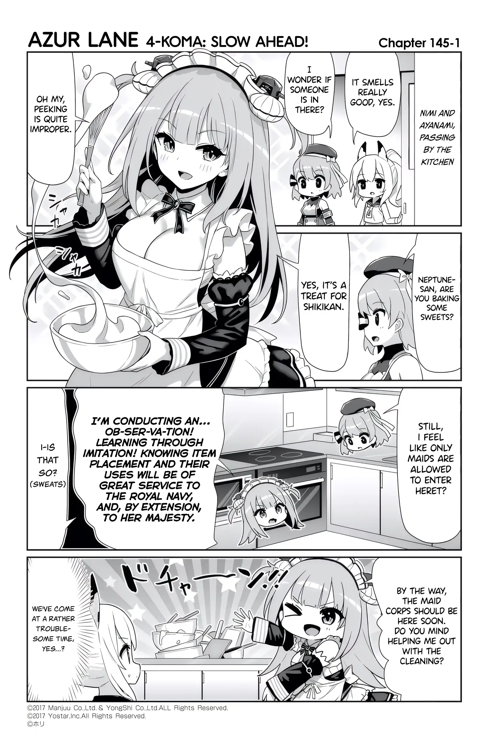 Azur Lane Bisoku Zenshin! Chapter 145 page 1 - 