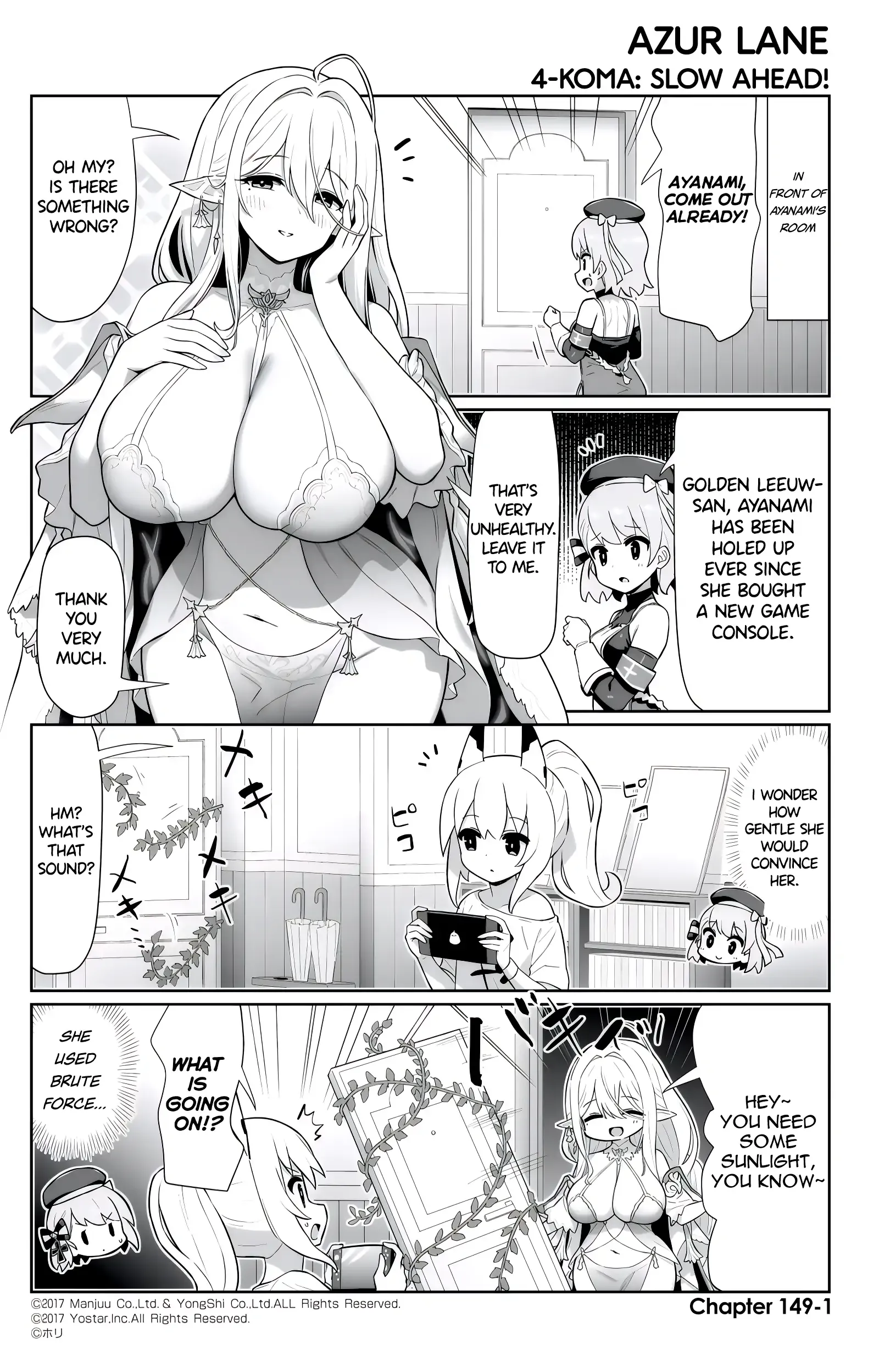 Azur Lane Bisoku Zenshin! Chapter 149 page 1 - 