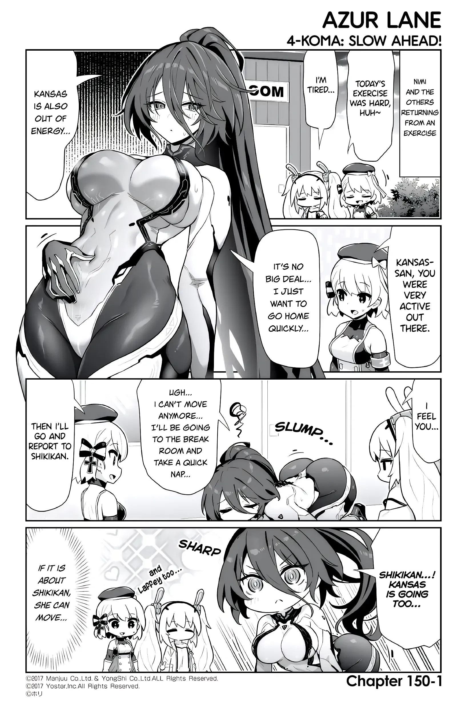 Azur Lane Bisoku Zenshin! Chapter 150 page 1 - 