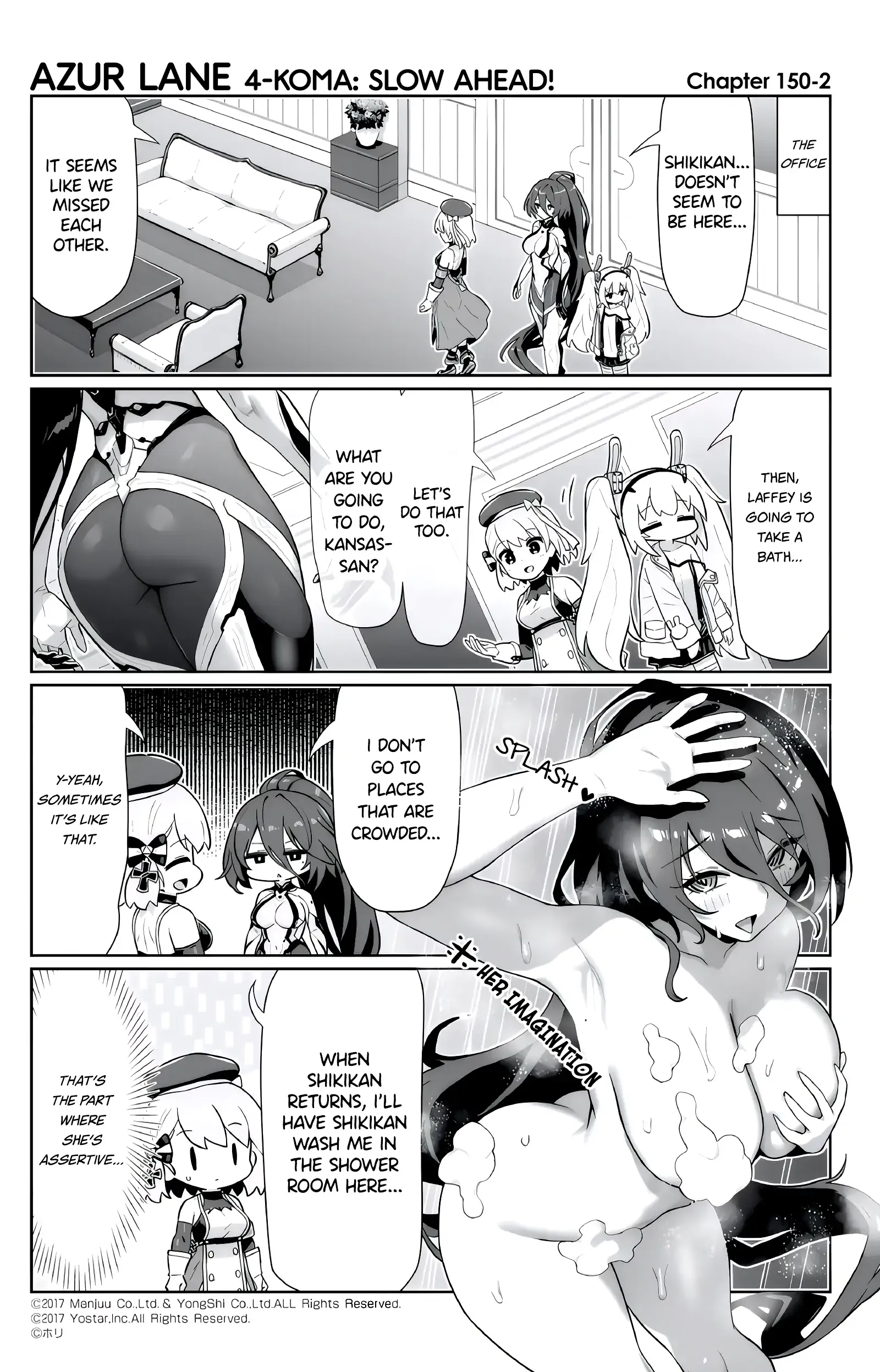 Azur Lane Bisoku Zenshin! Chapter 150 page 2 - 