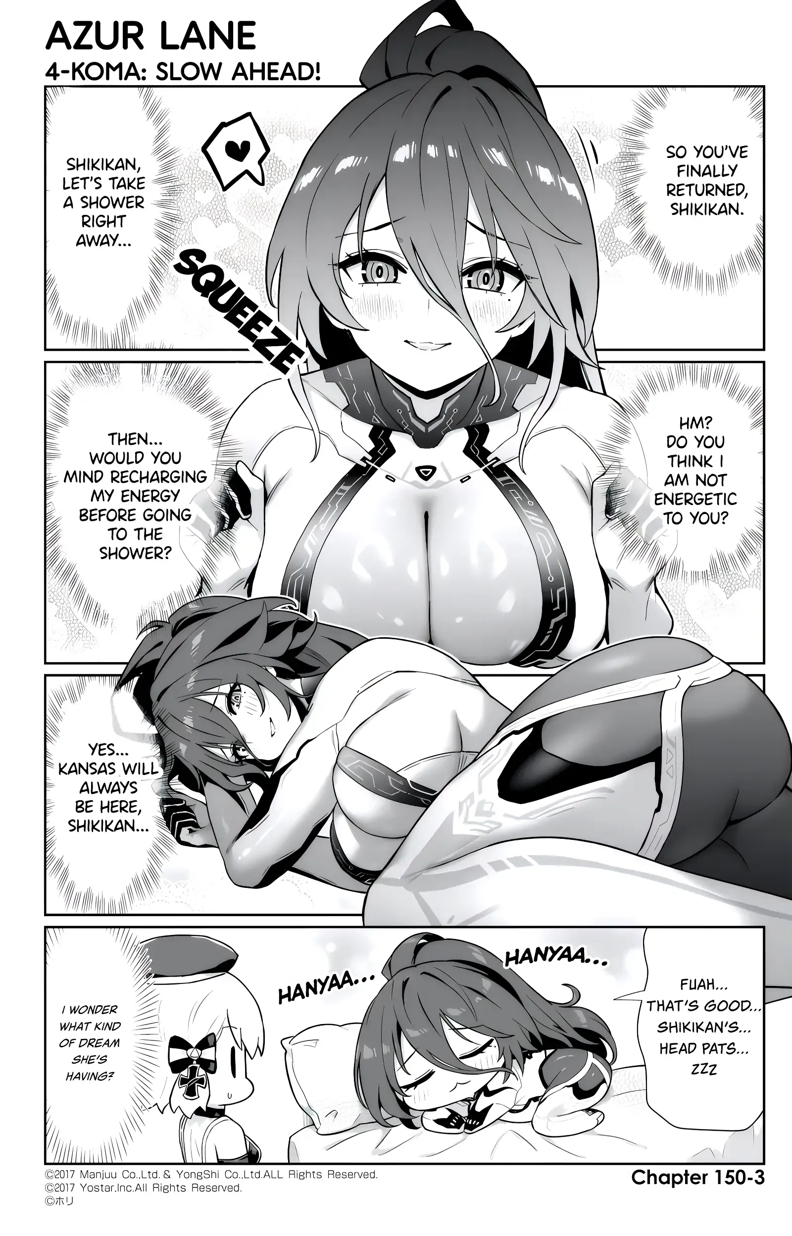 Azur Lane Bisoku Zenshin! Chapter 150 page 3 - 