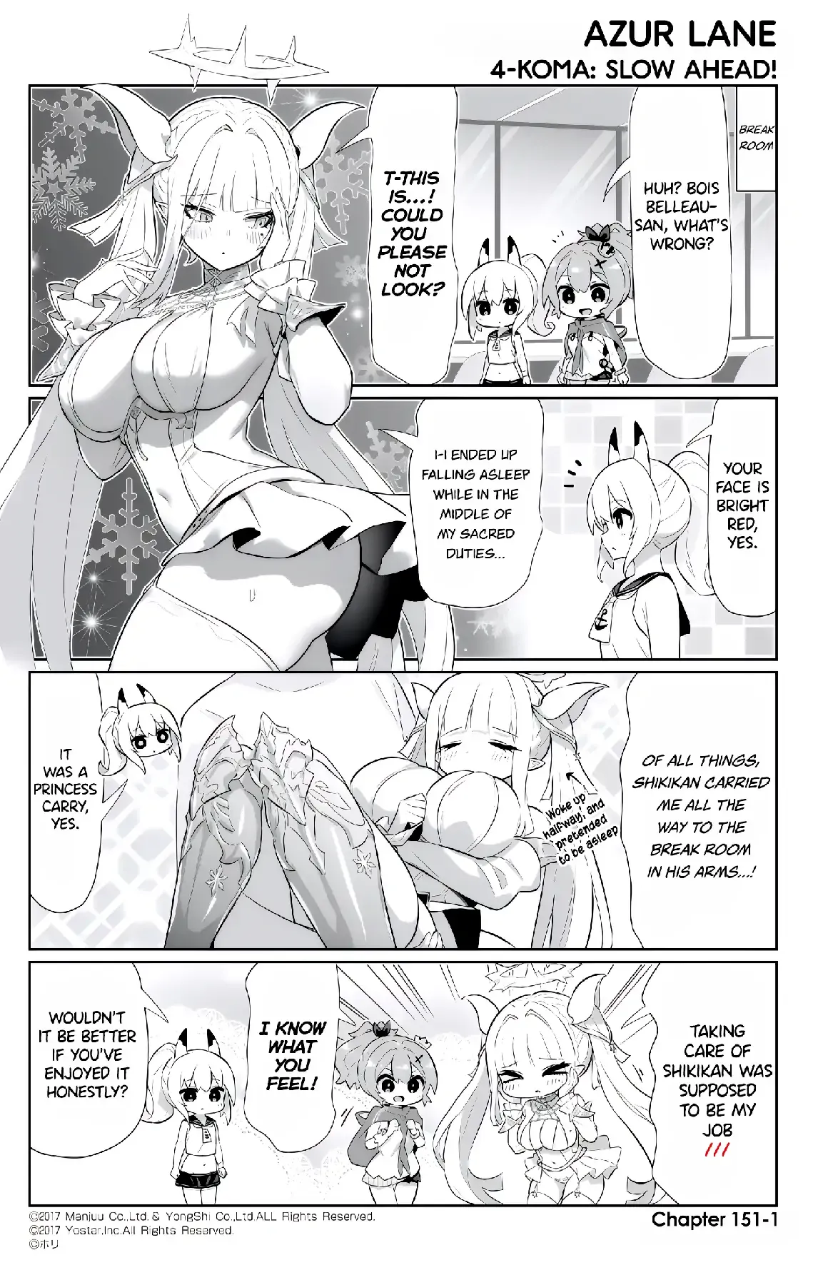 Azur Lane Bisoku Zenshin! Chapter 151 page 1 - 