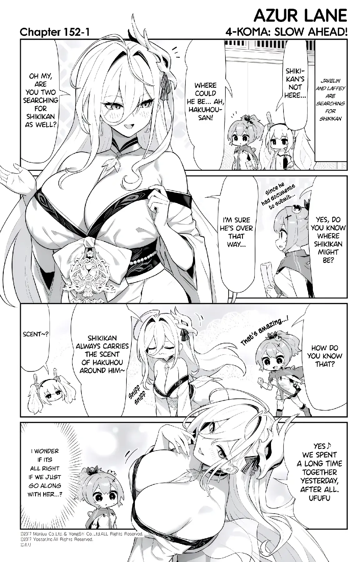 Azur Lane Bisoku Zenshin! Chapter 152 page 1 - 