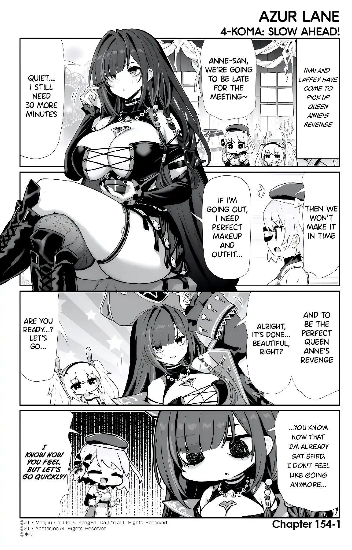 Azur Lane Bisoku Zenshin! Chapter 154 page 1 - 