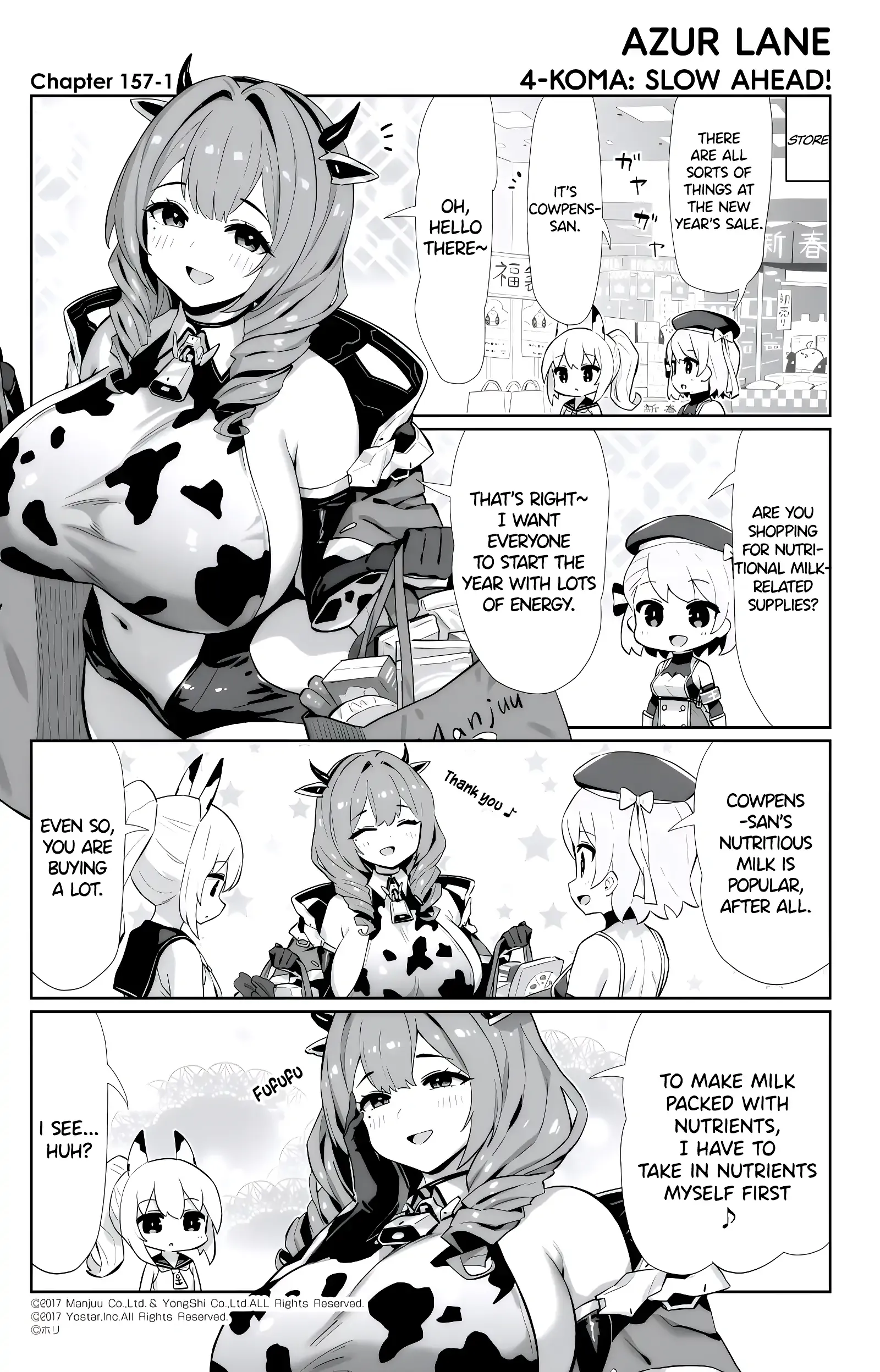 Azur Lane Bisoku Zenshin! Chapter 157 page 1 - 