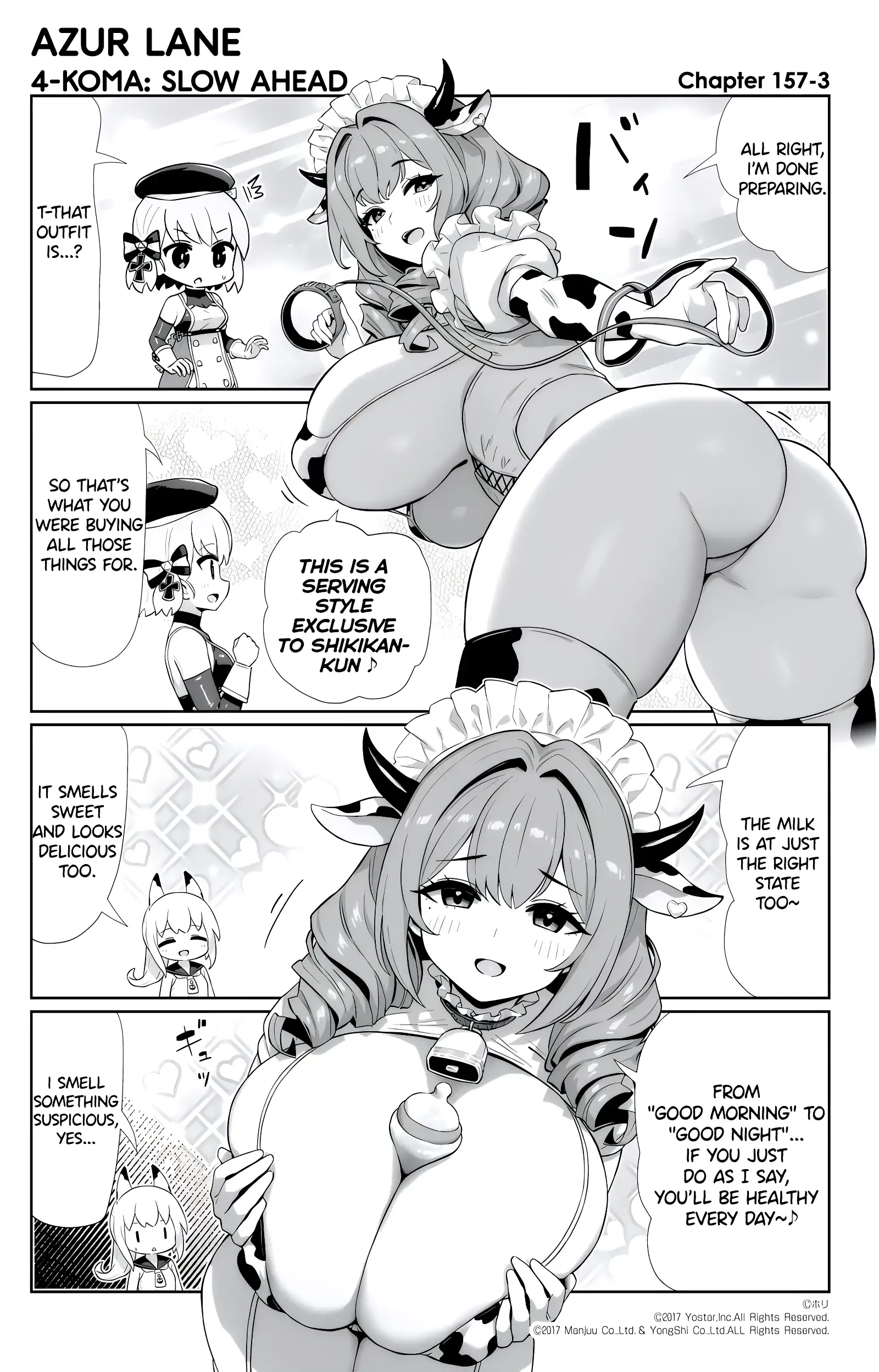 Azur Lane Bisoku Zenshin! Chapter 157 page 3 - 