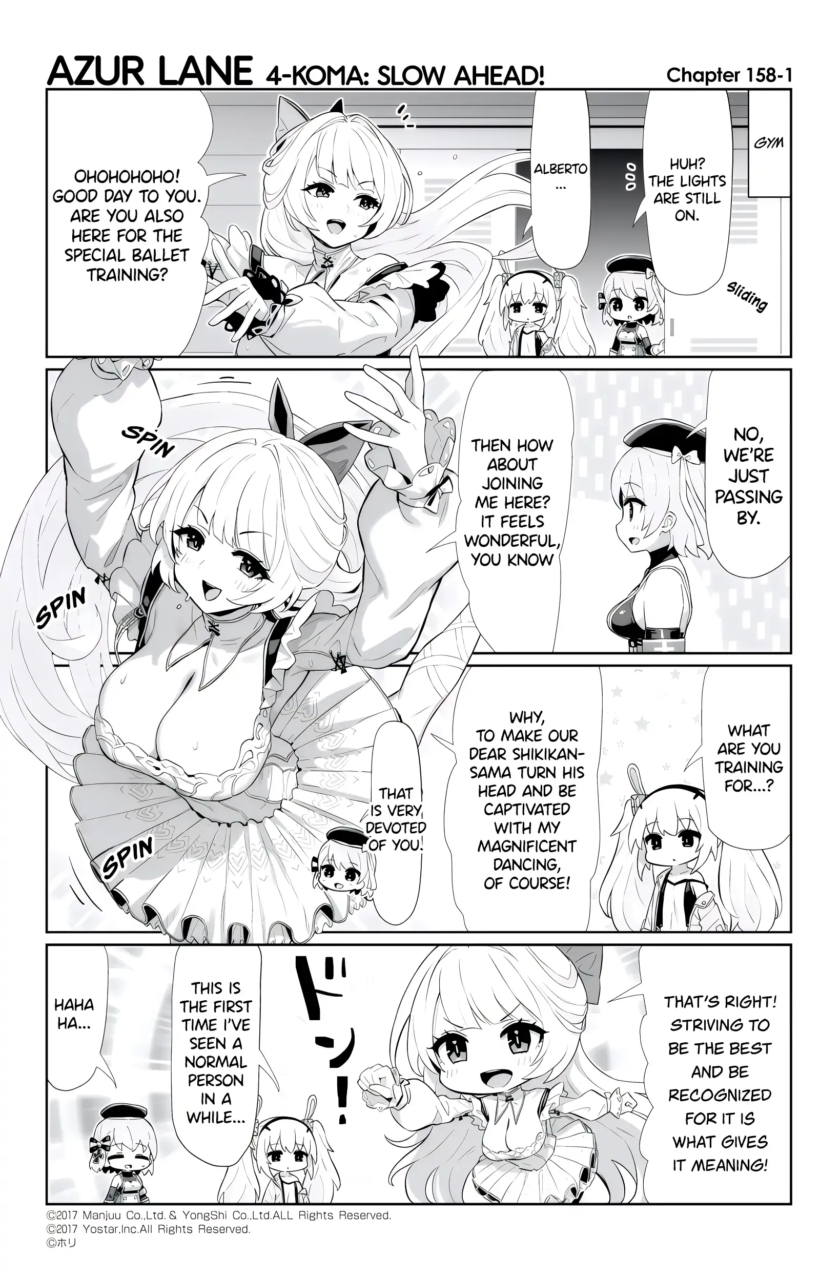 Azur Lane Bisoku Zenshin! Chapter 158 page 1 - 