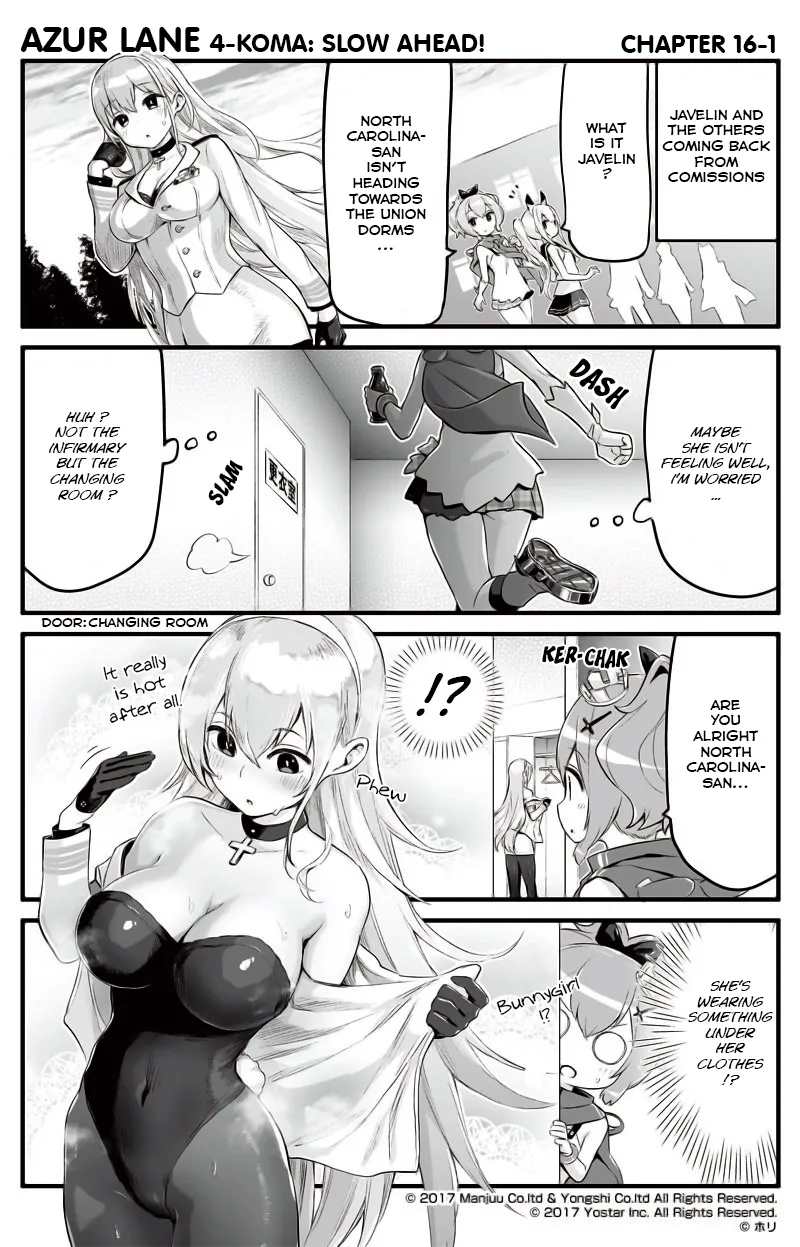 Azur Lane Bisoku Zenshin! Chapter 16 page 1 - 