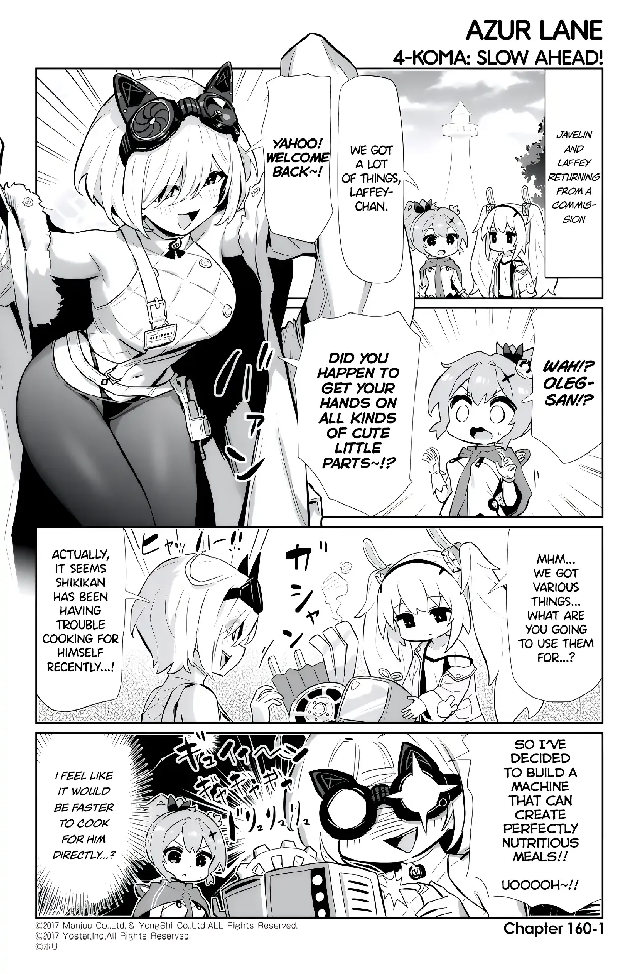 Azur Lane Bisoku Zenshin! Chapter 160 page 1 - 