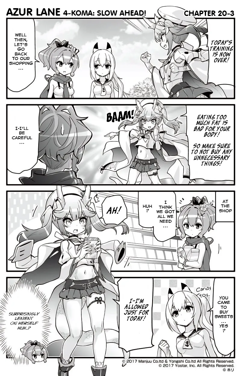 Azur Lane Bisoku Zenshin! Chapter 20 page 3 - 