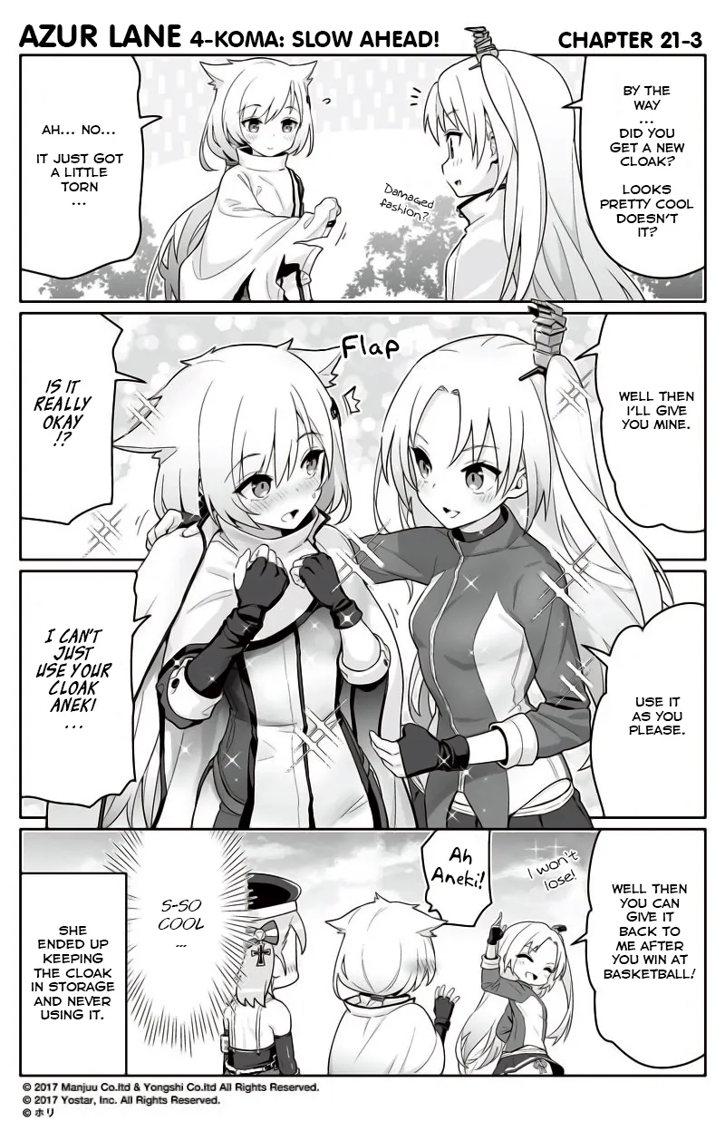Azur Lane Bisoku Zenshin! Chapter 21 page 3 - 
