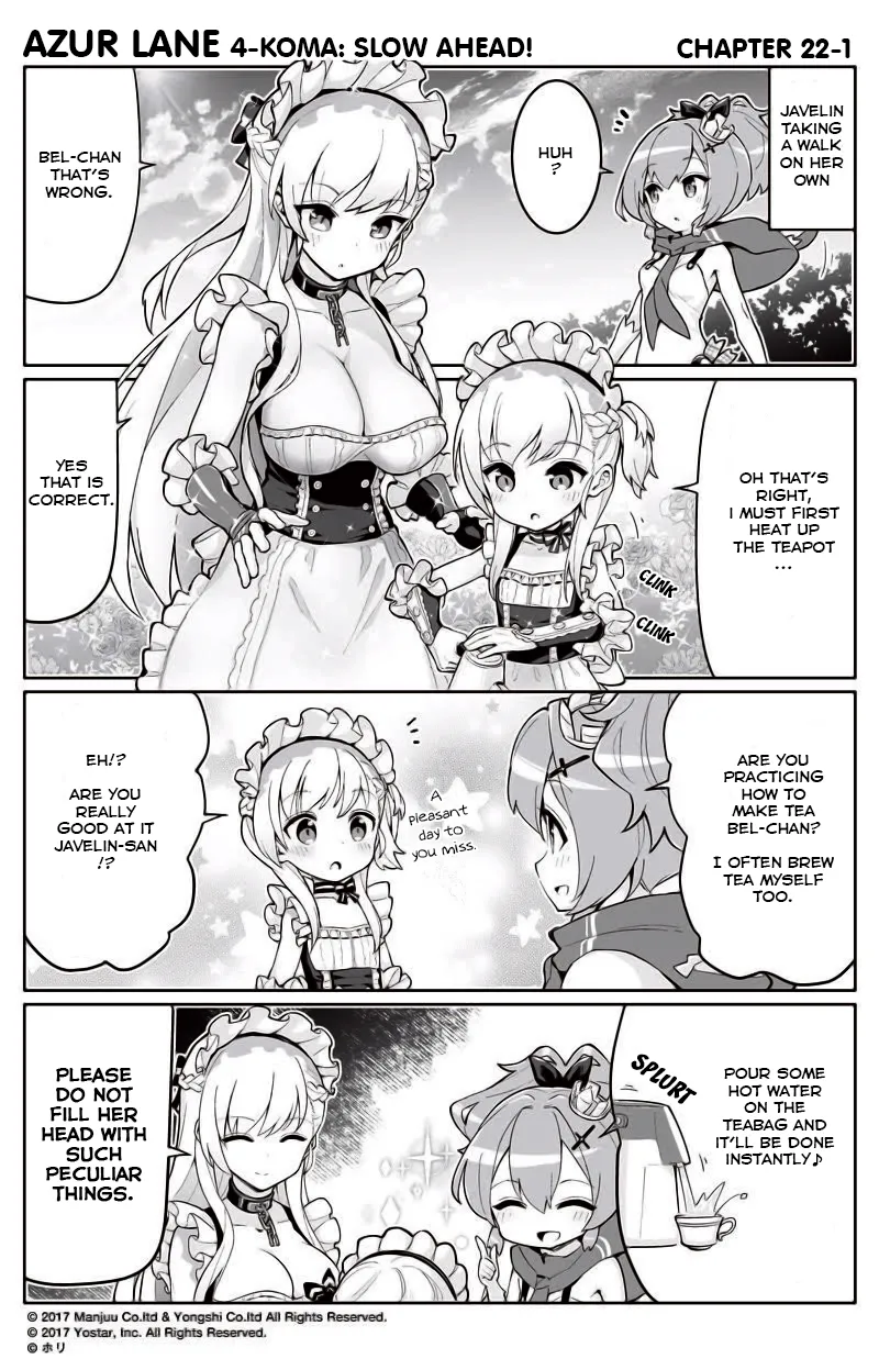 Azur Lane Bisoku Zenshin! Chapter 22 page 1 - 
