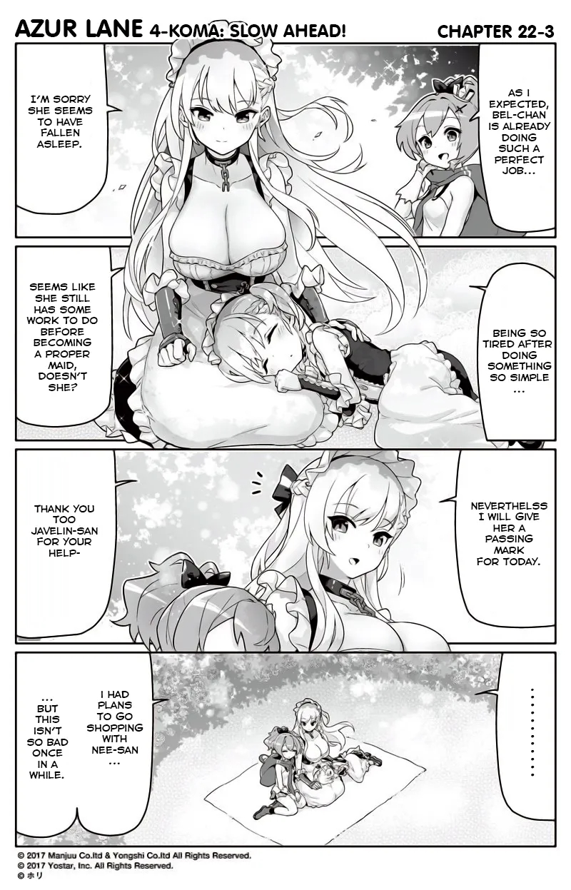 Azur Lane Bisoku Zenshin! Chapter 22 page 3 - 