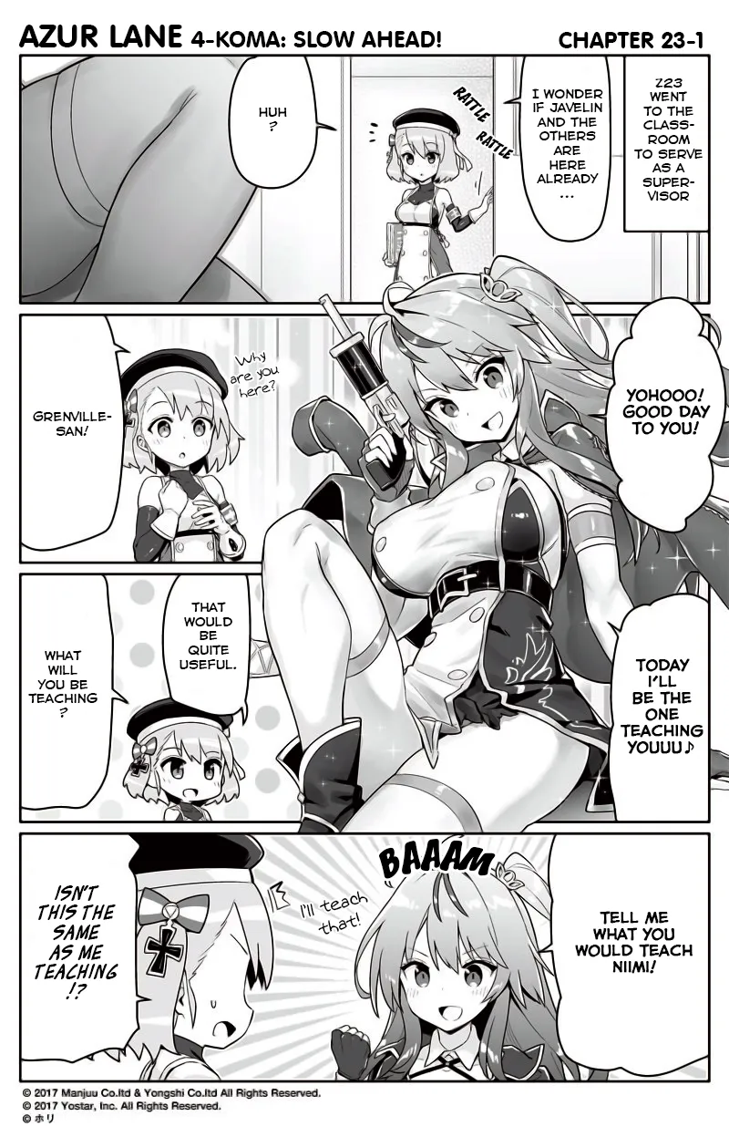 Azur Lane Bisoku Zenshin! Chapter 23 page 1 - 